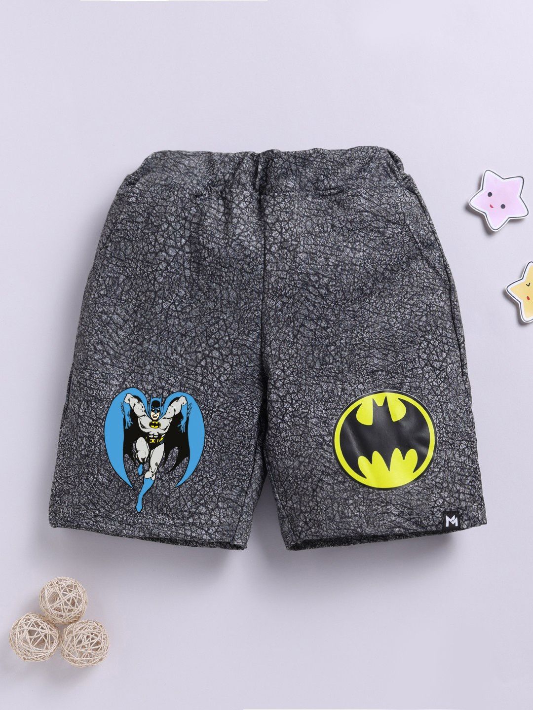 YK X Minute Mirth Boys Batman Printed Regular Shorts-picture-49