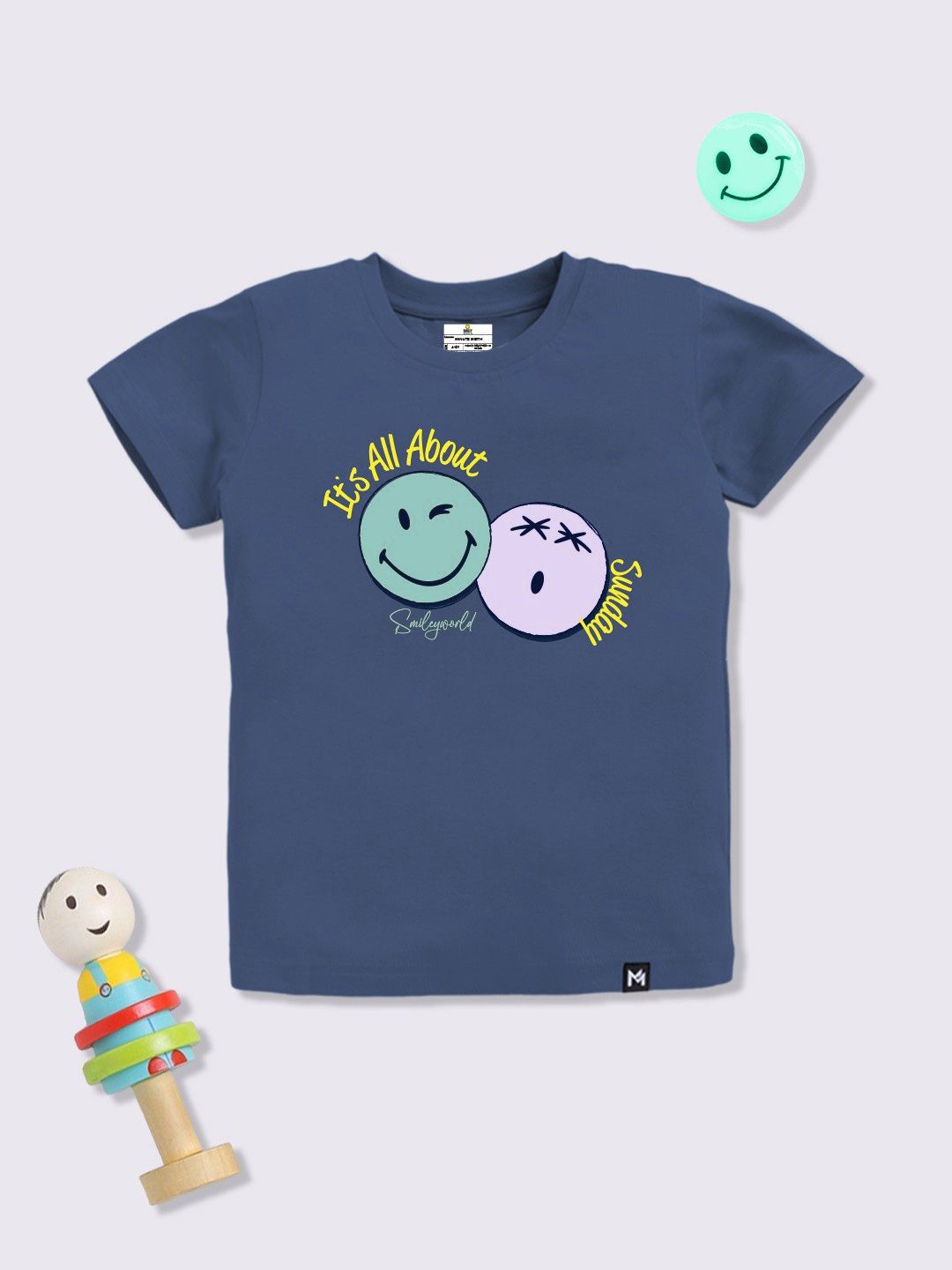 YK X Minute Mirth Boys Printed Cotton T-shirt-picture-21