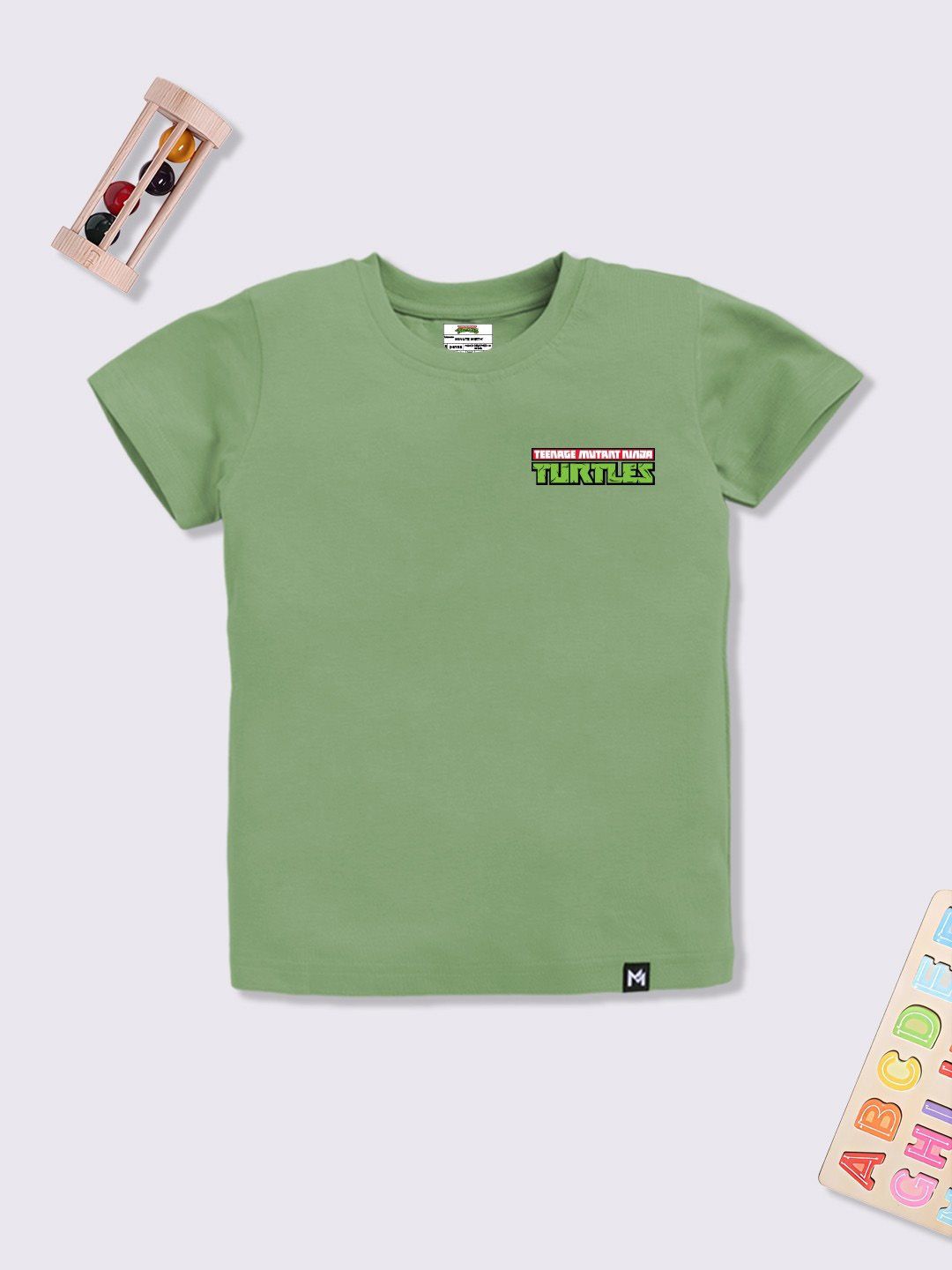 YK X Minute Mirth Boys Mutant Ninja Turtles Printed Cotton T-shirt-picture-10