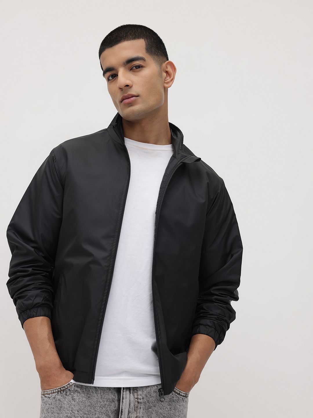 The Roadster Life Co. Mock Collar Bomber Jacket-image-32