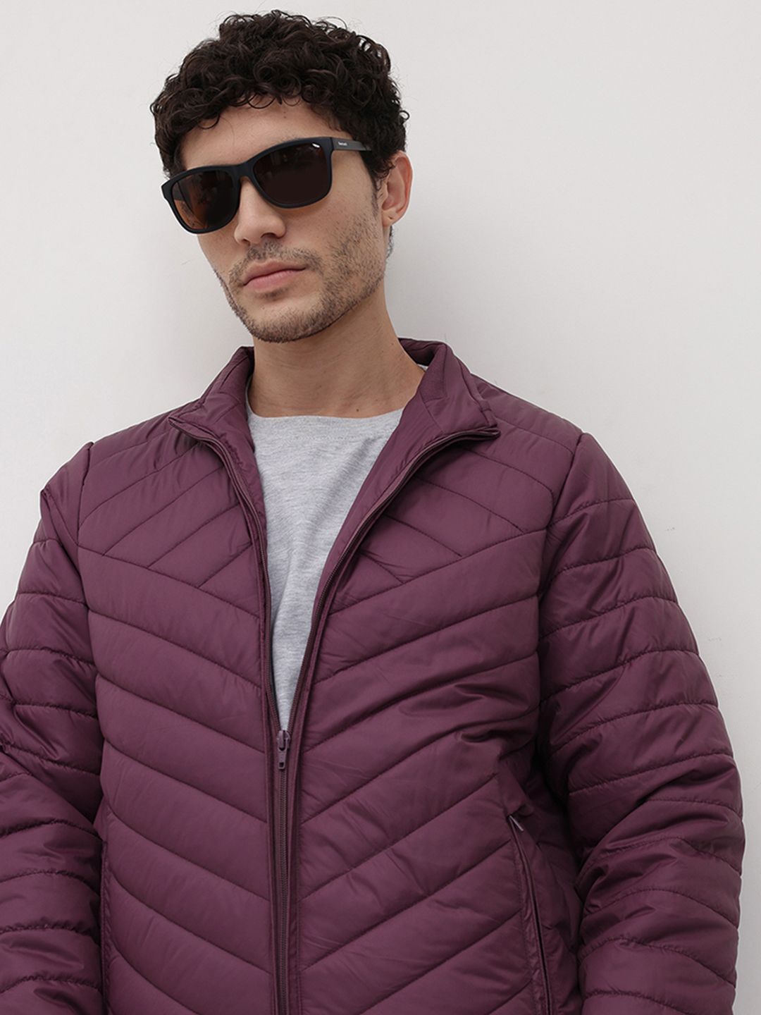 The Roadster Life Co. Mock Collar Padded Jacket-picture-10