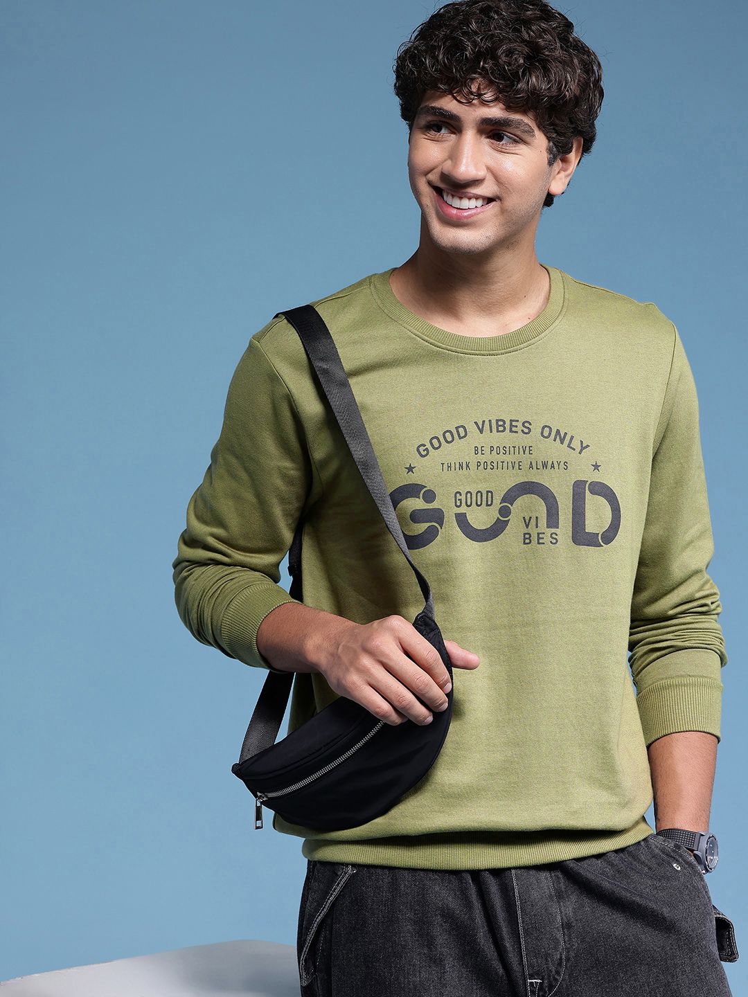 HERE&NOW Printed Pure Cotton Sweatshirt-picture-40