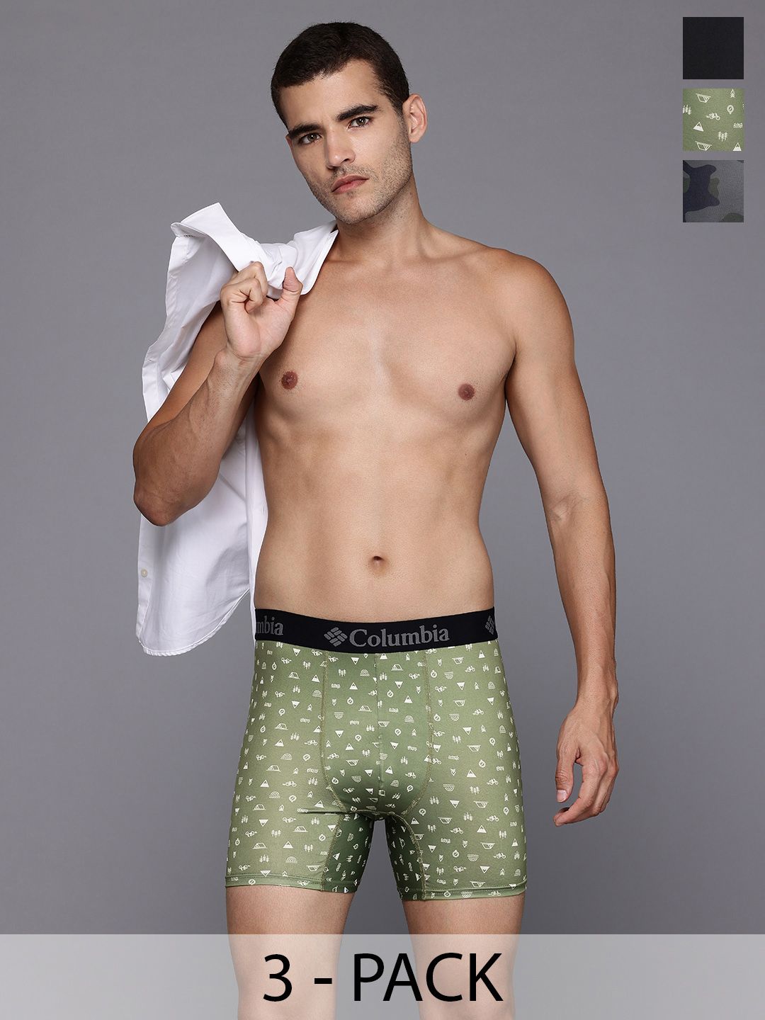 Columbia Men Pack of 3 Printed Stretch Boxer-Style Briefs-picture-39