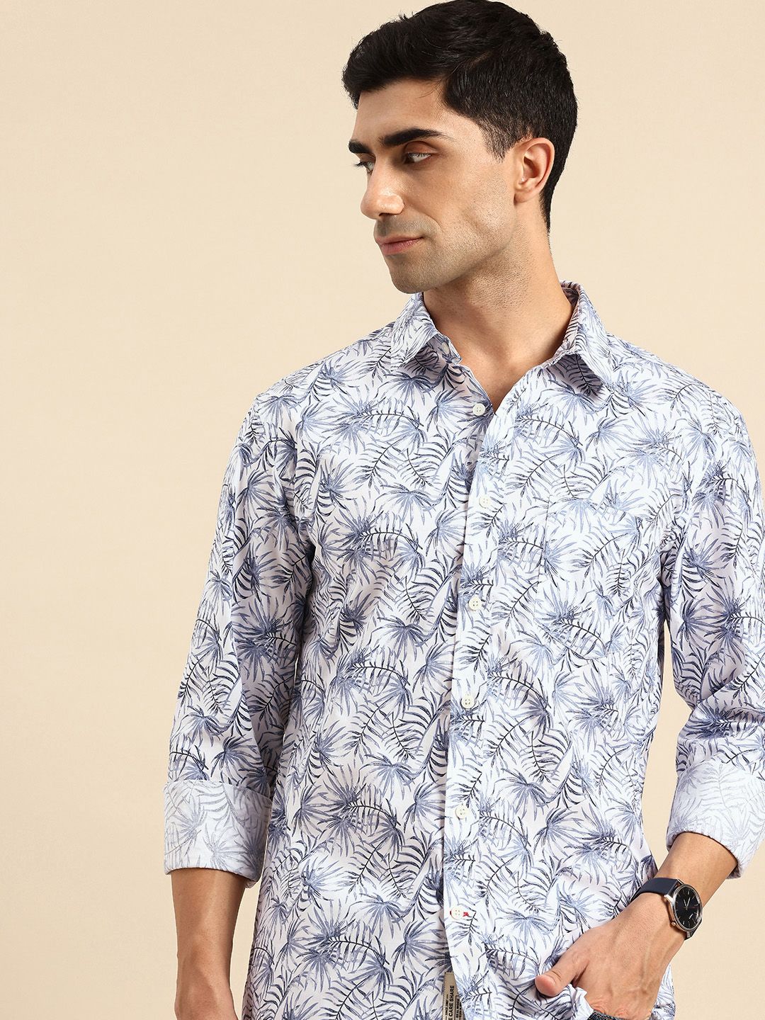 Being Human Tropical Printed Pure Cotton Casual Shirt-picture-18