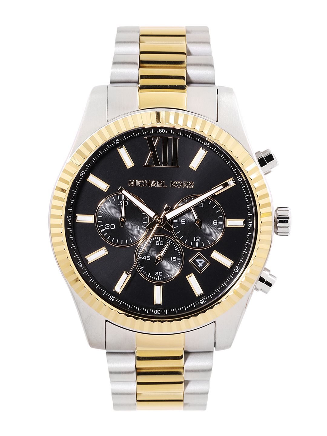 Michael Kors Men Lexington Two Tone Dial & Stainless Steel Straps Analogue Watch MK9207I-picture-17
