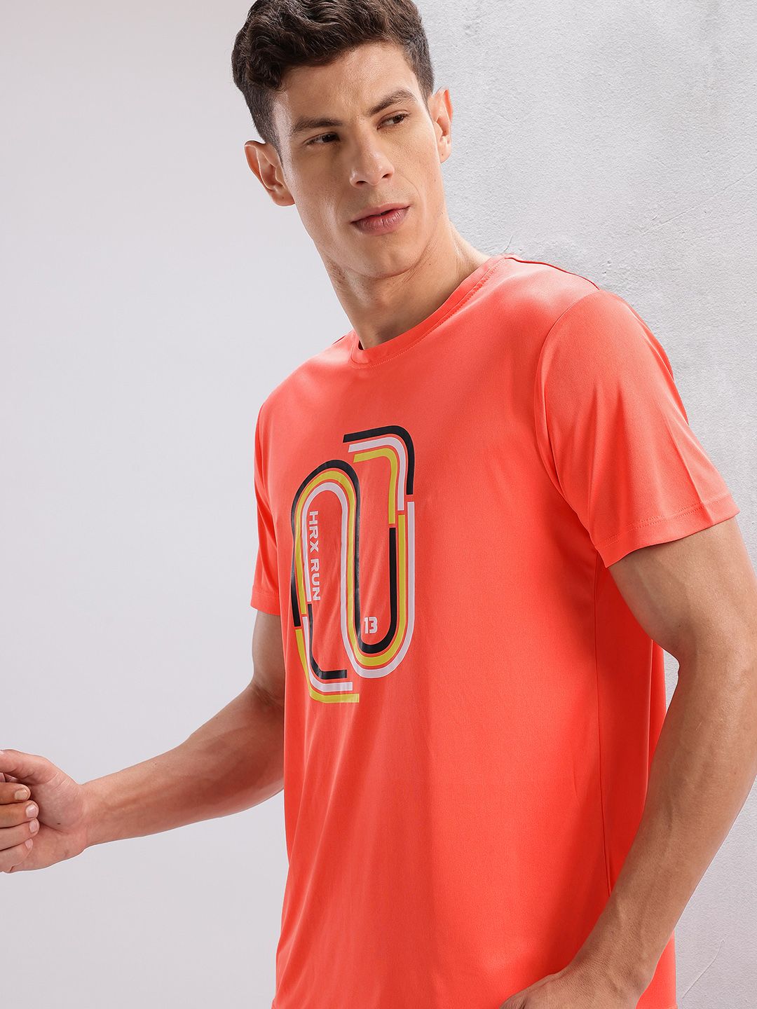 HRX by Hrithik Roshan Men Printed Rapid-Dry Running T-shirt-picture-36