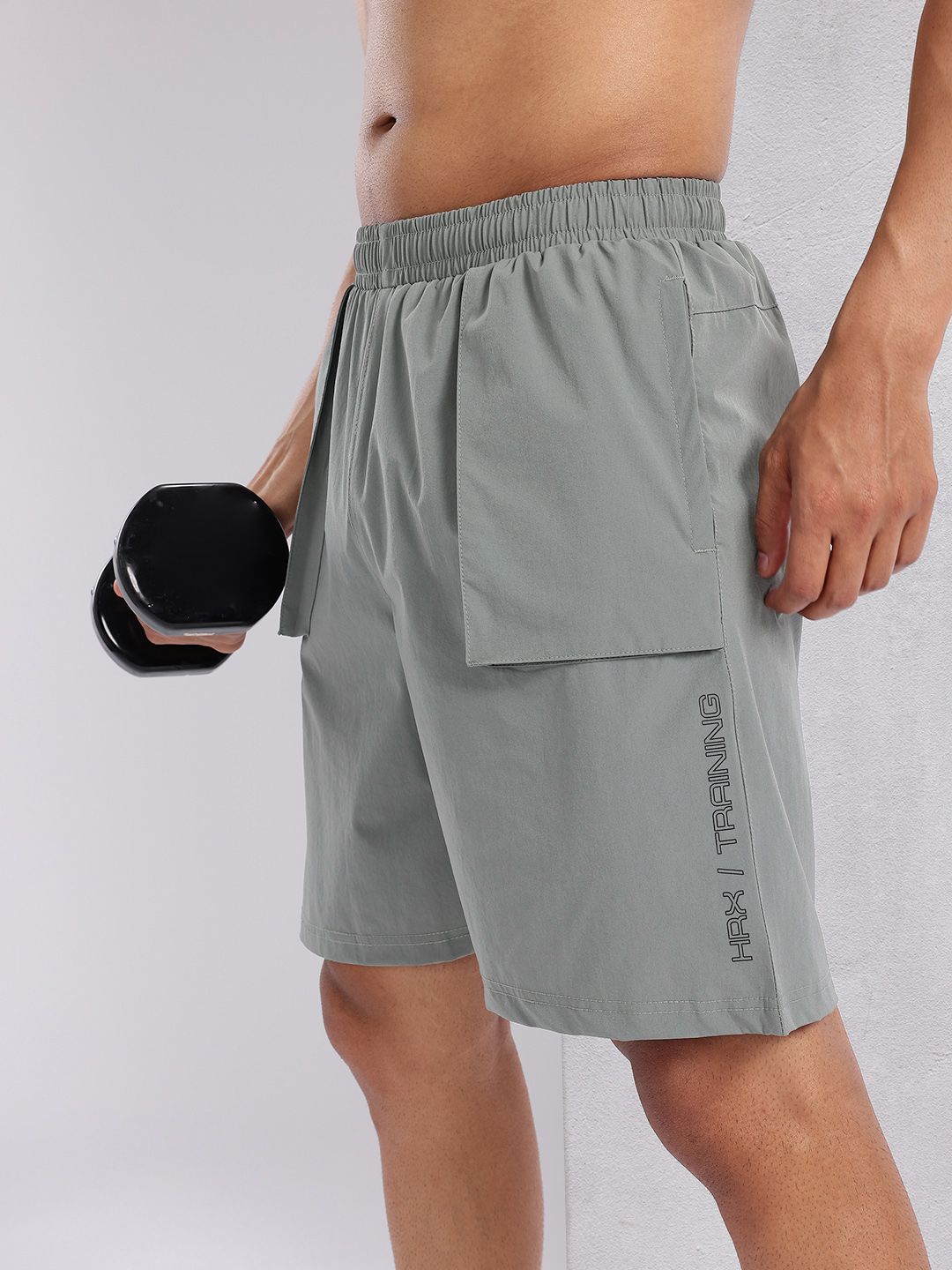 HRX by Hrithik Roshan Men Typography Printed Mid-Rise Training Shorts-picture-12
