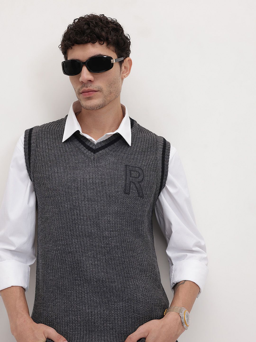 The Roadster Life Co. Applique Detail Sweater Vest-picture-16