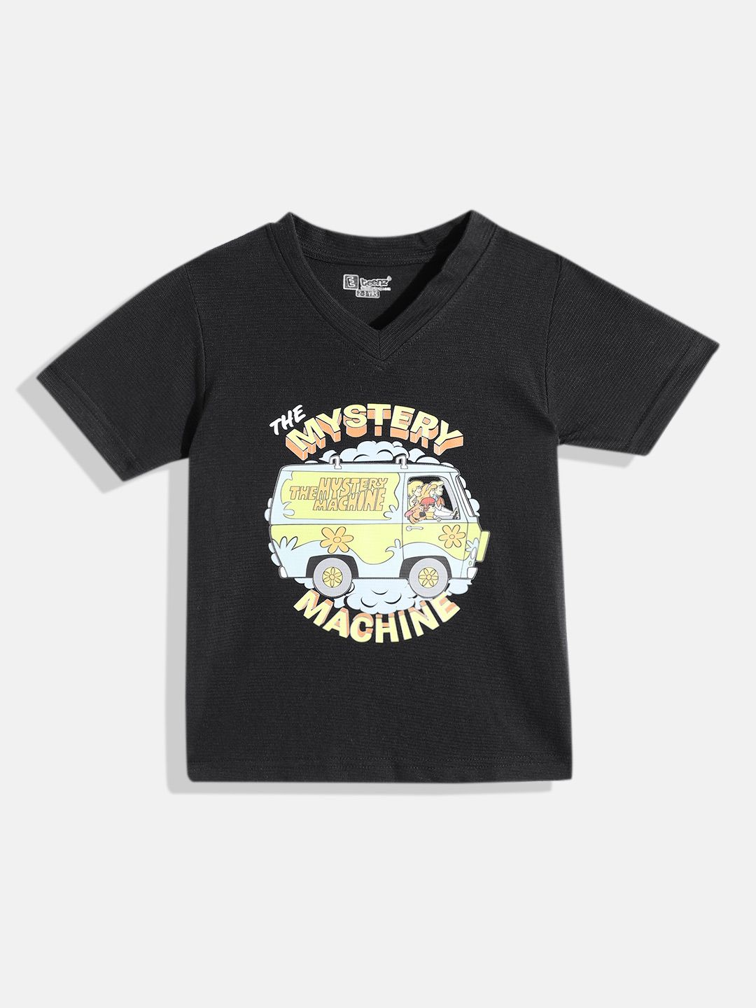 Eteenz Boys Scooby-Doo Printed V-Neck T-shirt-picture-16