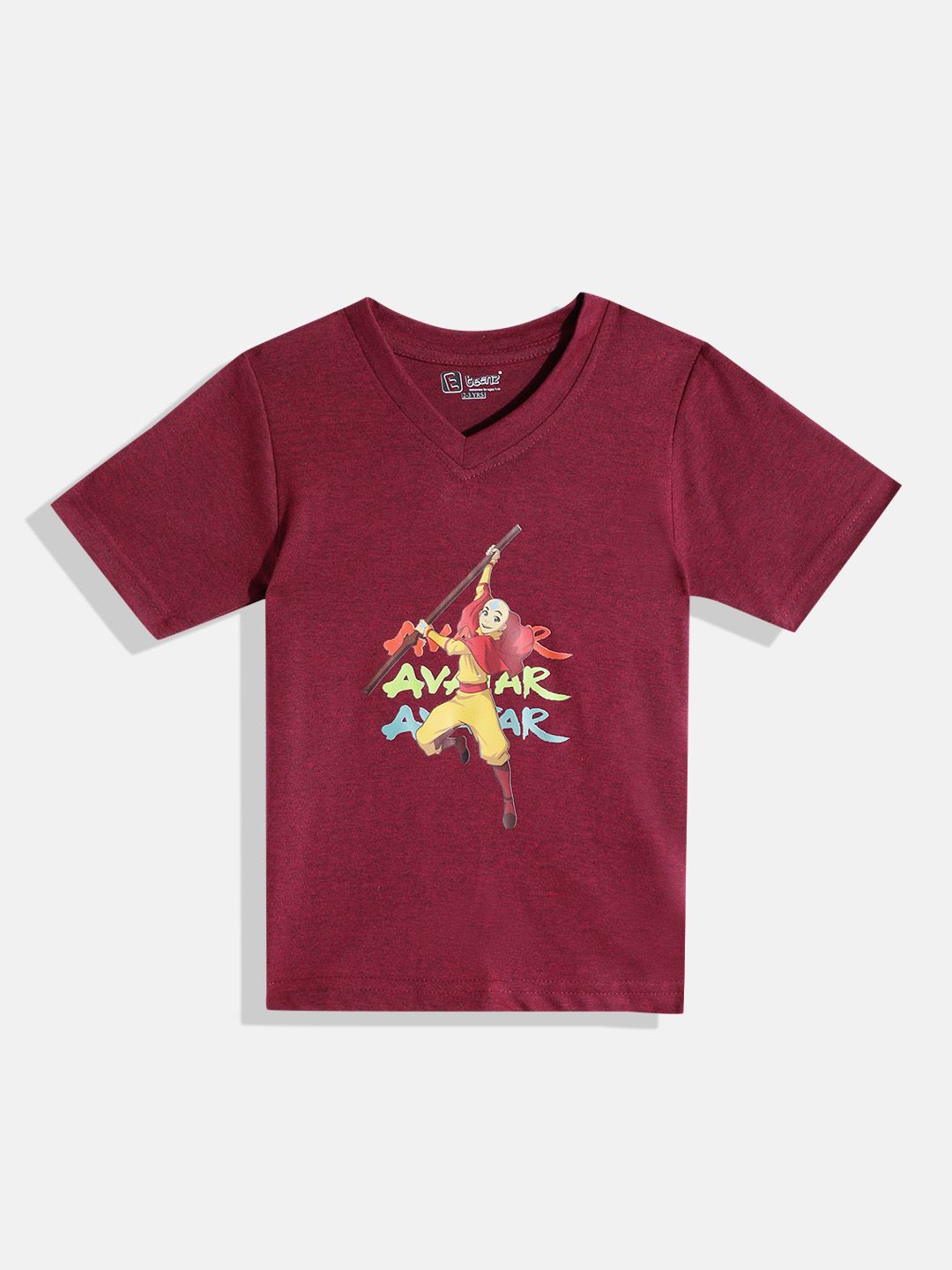 Eteenz Kids Boys Avatar Printed V-Neck T-Shirt-picture-26