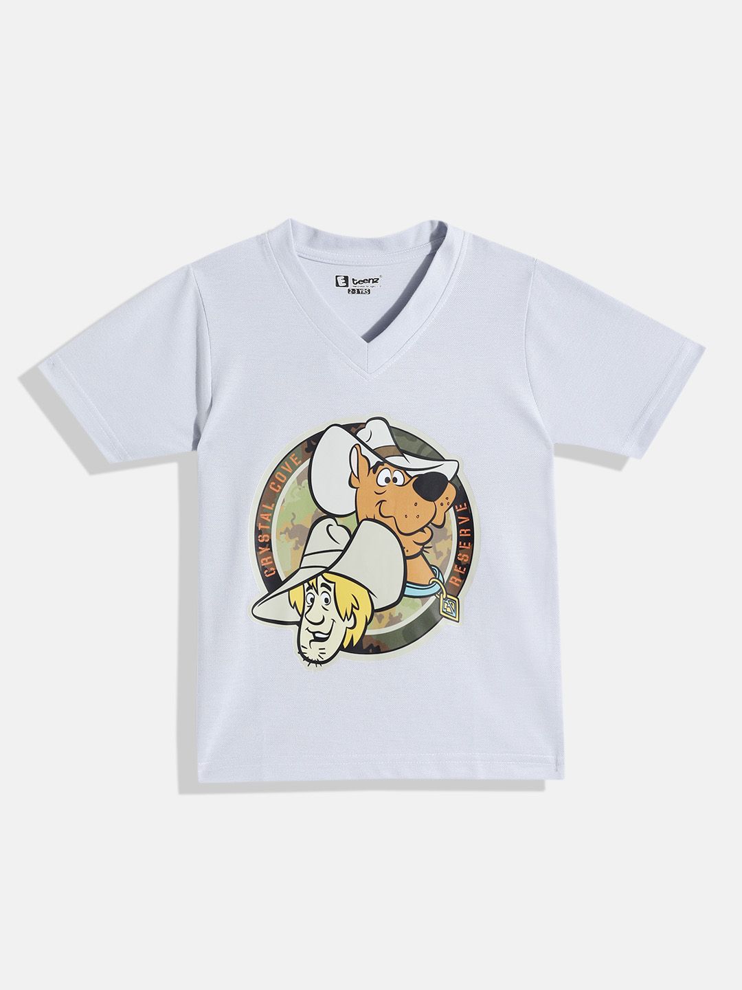 Eteenz Kids Boys Scooby Doo Printed V-Neck T-Shirt-picture-18