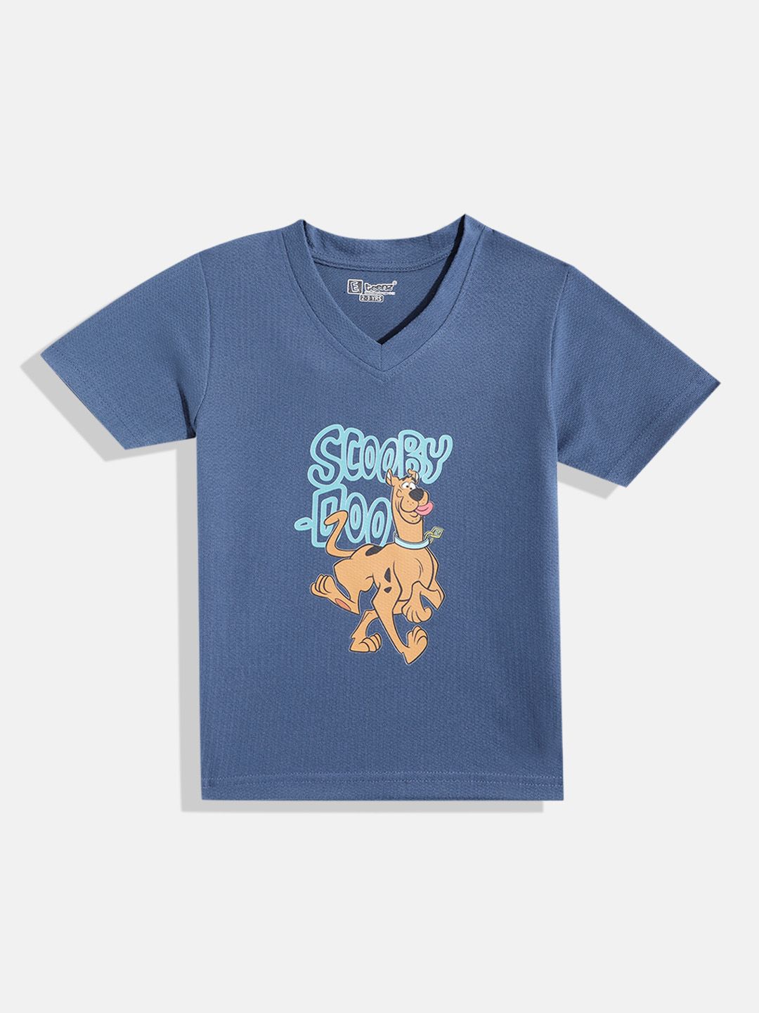 Eteenz Kids Boys Scooby Doo Printed V-Neck T-Shirt-picture-16