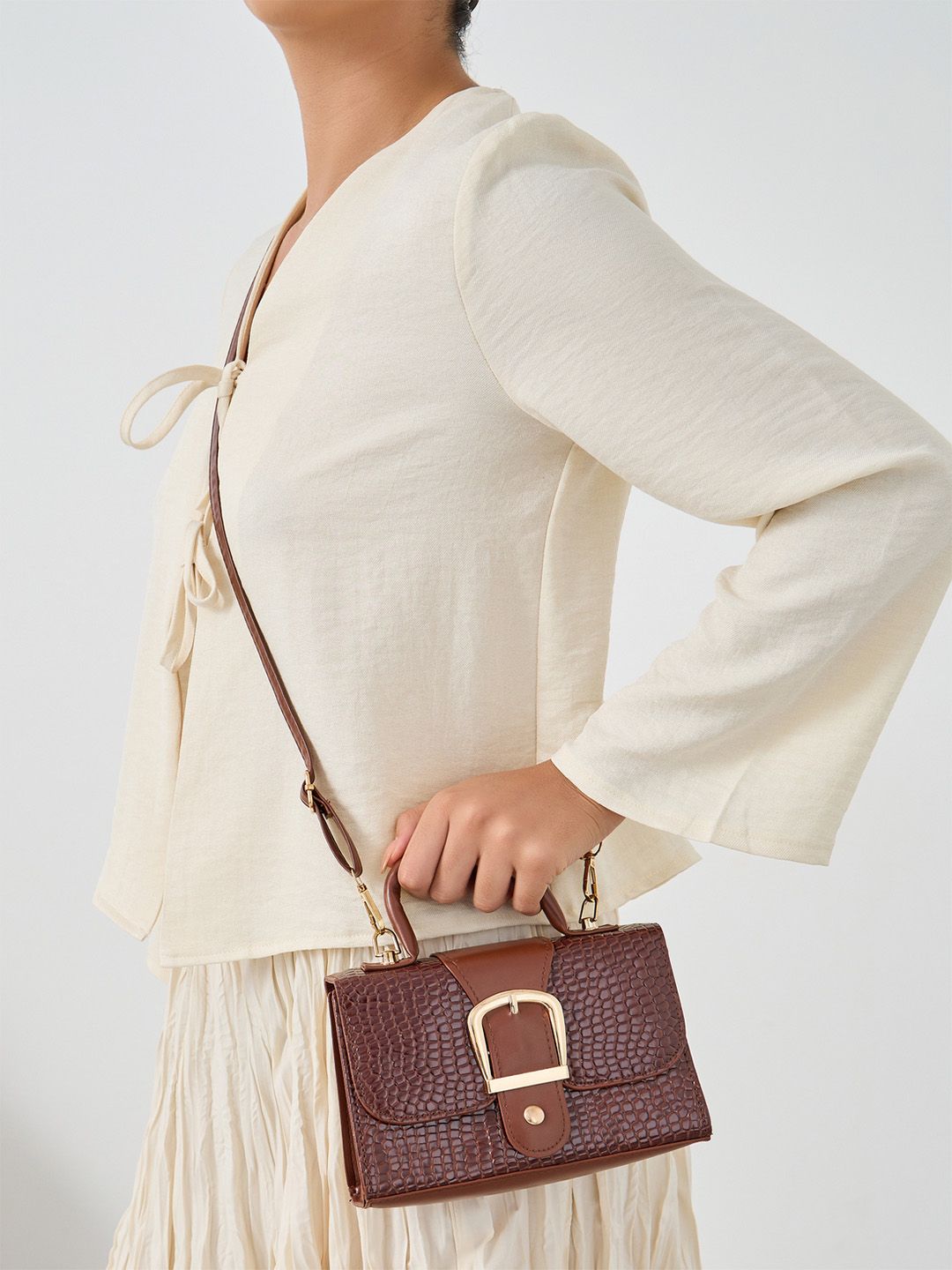 Styli Textured PU Structured Handheld Bag-picture-37