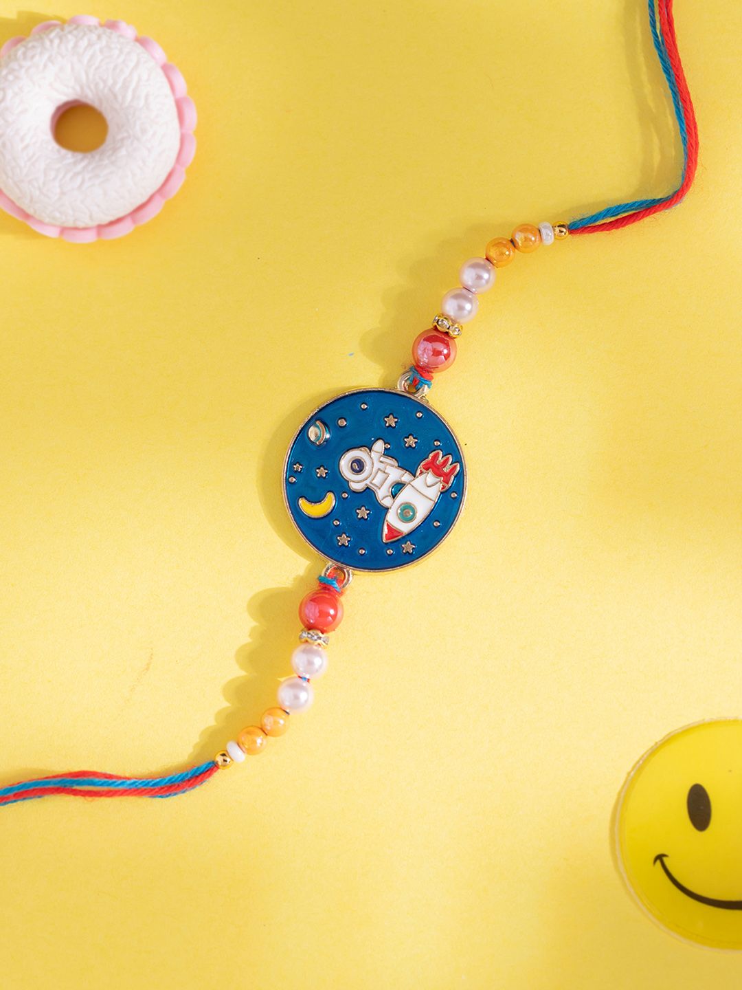 Voylla Kids Little Astronaut Playful Beaded Thread Rakhi-picture-40