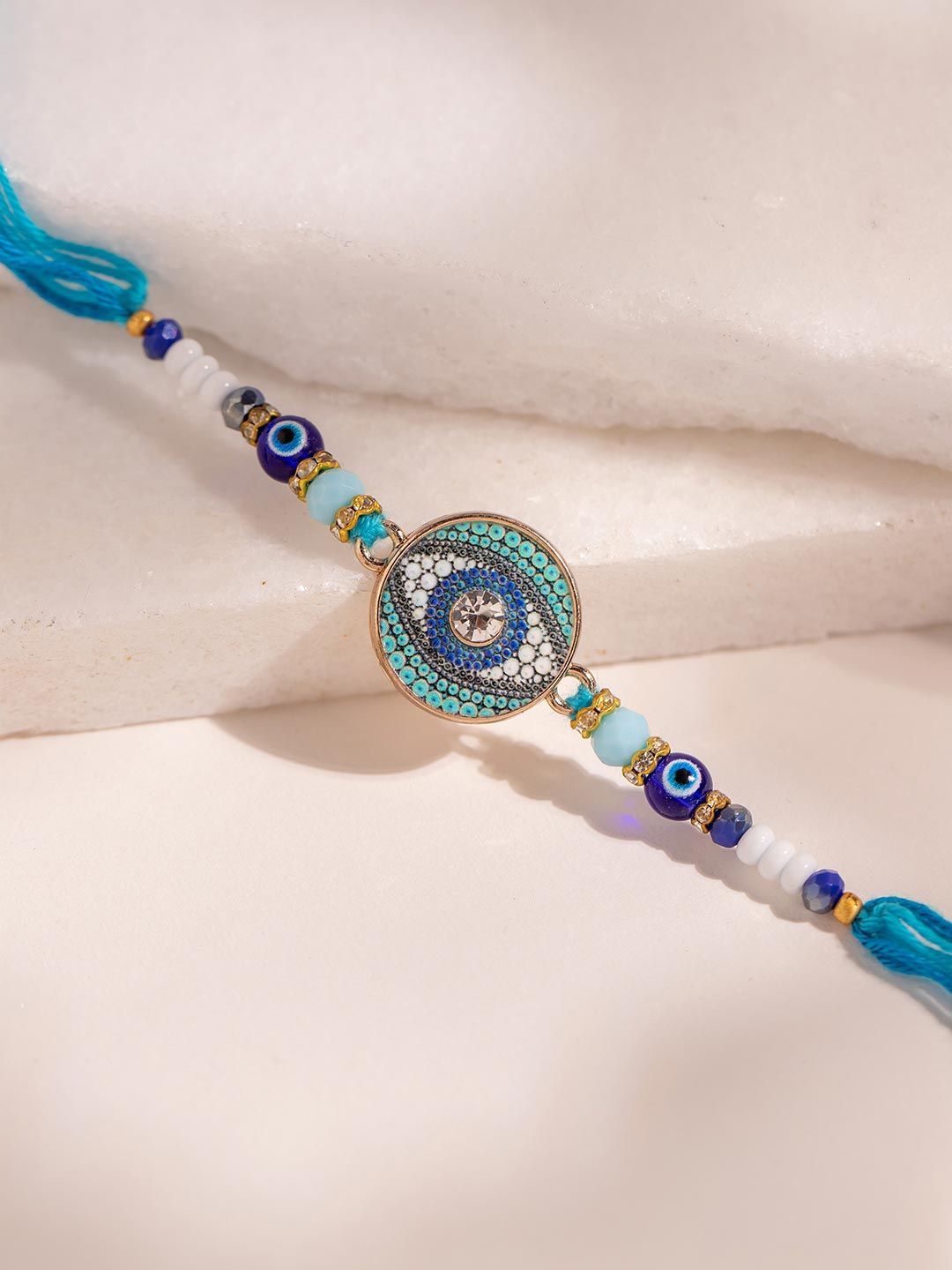Voylla Guardian Evil Eye Beaded Thread Rakhi-picture-14