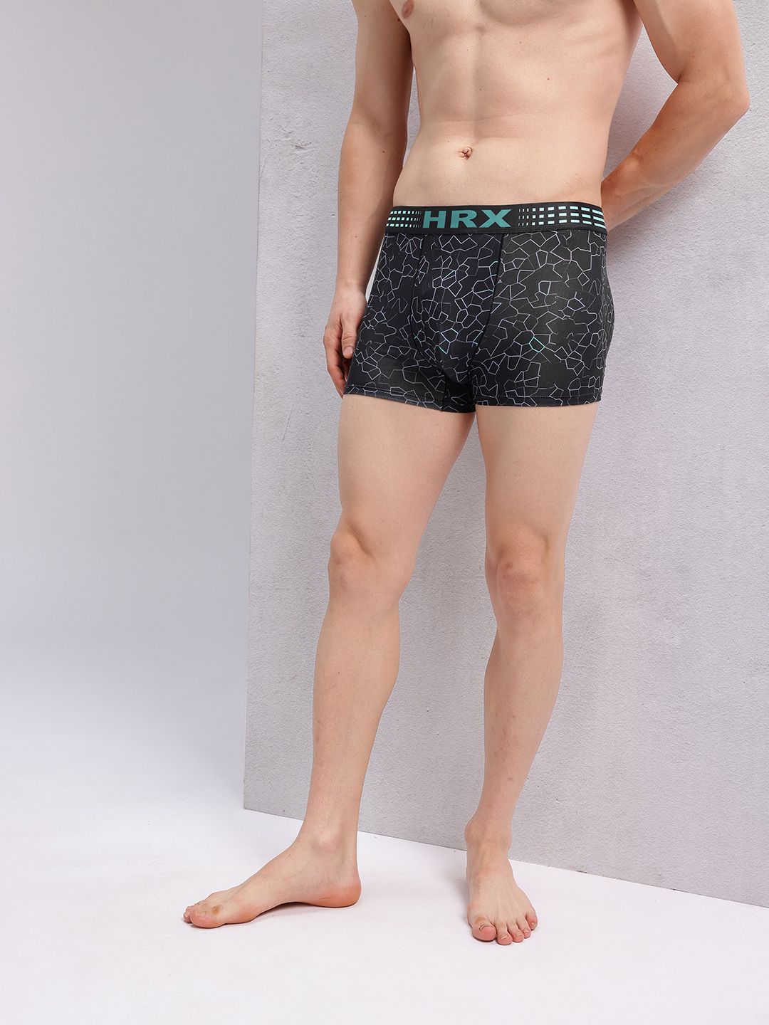 HRX by Hrithik Roshan Men Printed IntelliSoft Air Max Trunks-picture-55