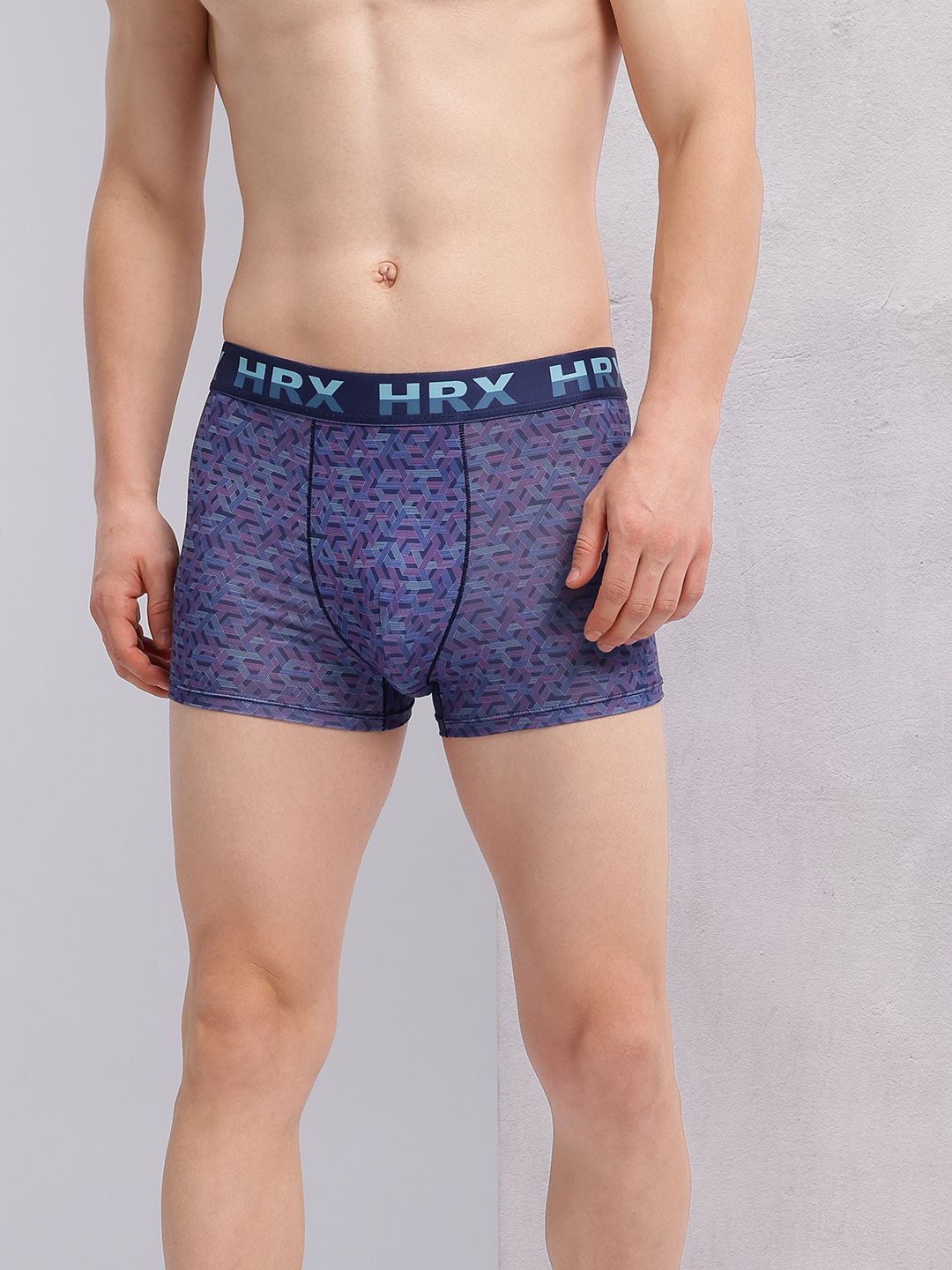 HRX by Hrithik Roshan Men Printed IntelliSoft Air Max Trunks-picture-25