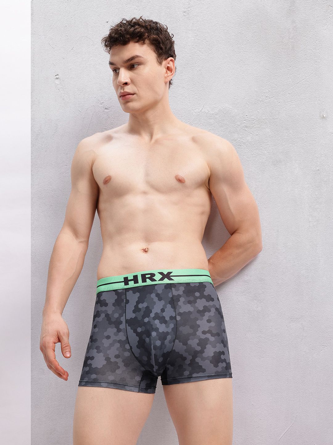 HRX by Hrithik Roshan Men Printed IntelliSoft Air Max Trunks-picture-30