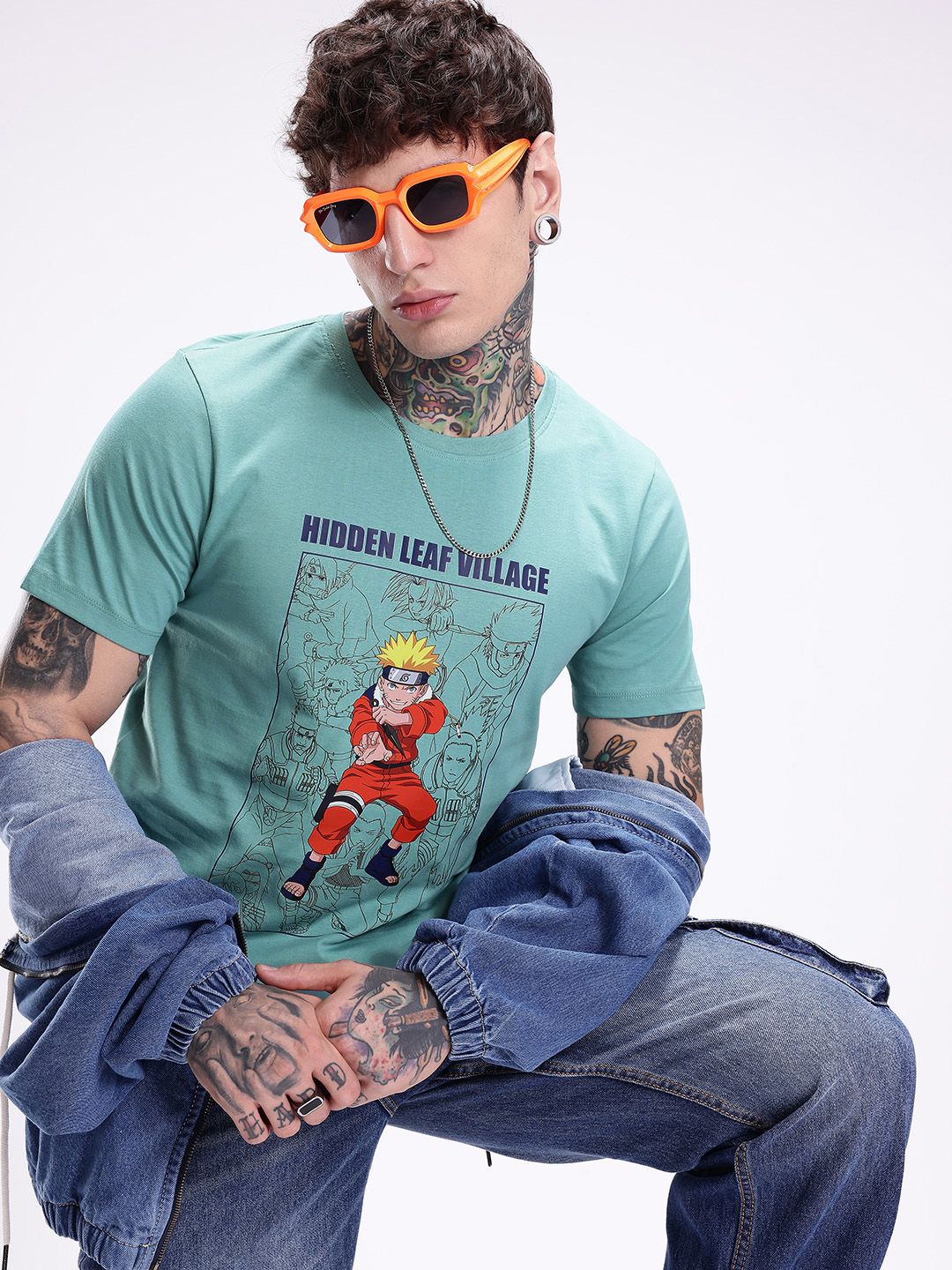 Kook N Keech Naruto Graphic Printed Pure Cotton T-shirt-picture-32