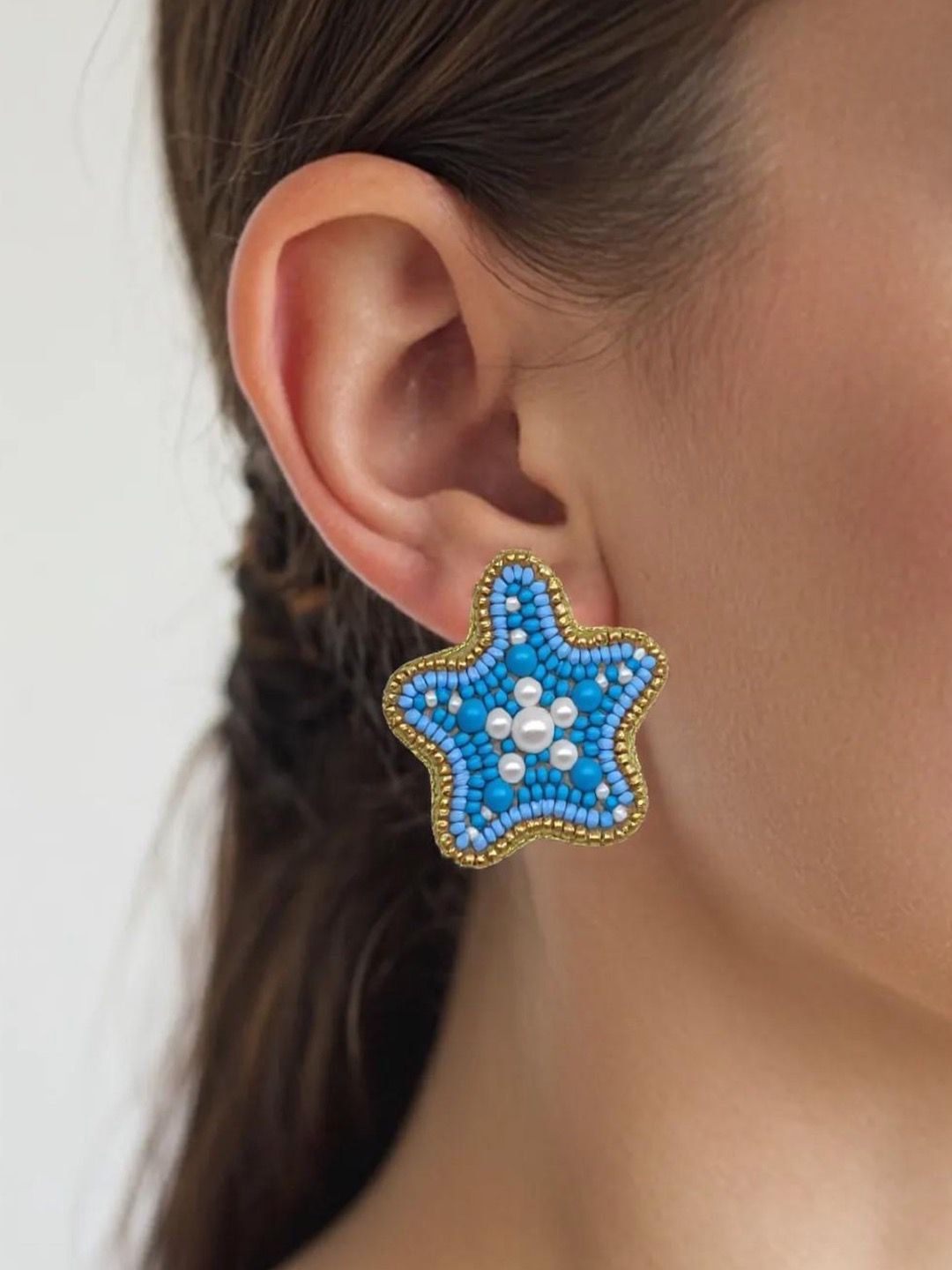 Digital Dress Room Artificial Beads Star Shaped Studs-picture-39