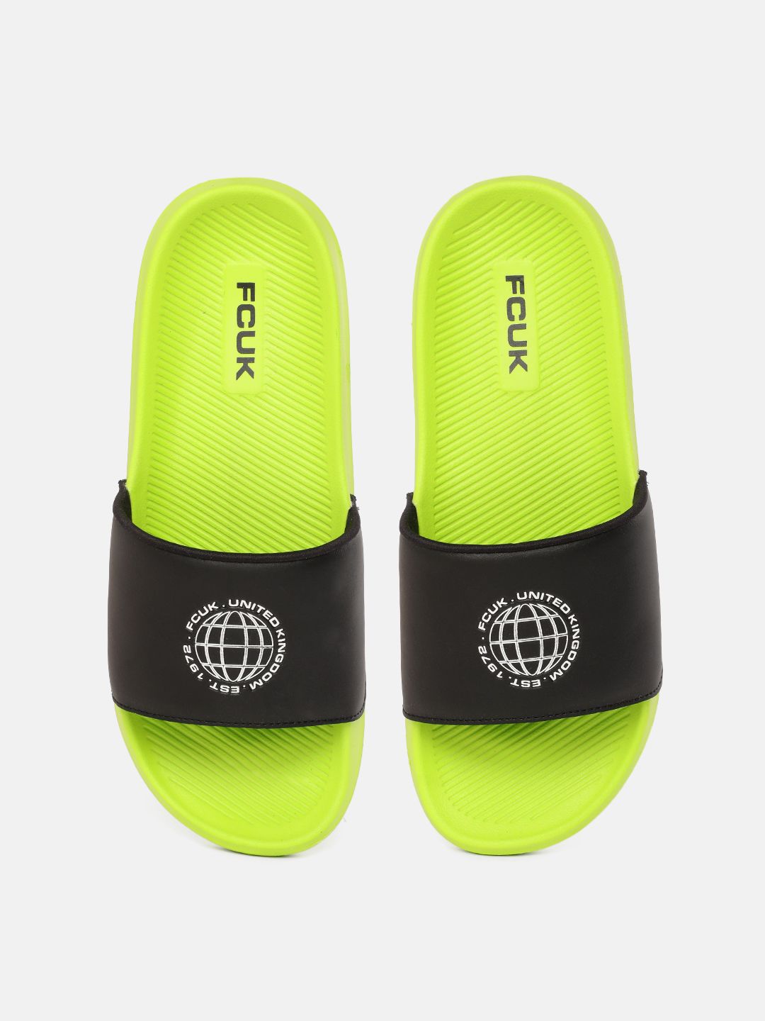 FCUK Men Printed Sliders-picture-16