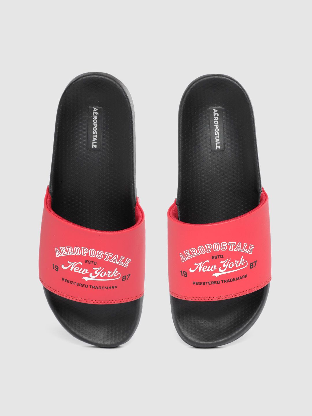 Aeropostale Men Brand Logo Printed Sliders-picture-49