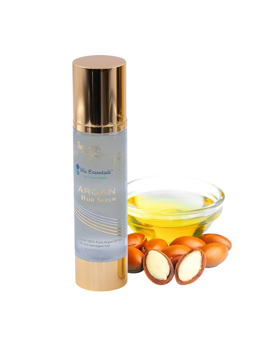 Blu Essentials Argan Hair Serum For Healthy Scalp - 100 ml-image-24