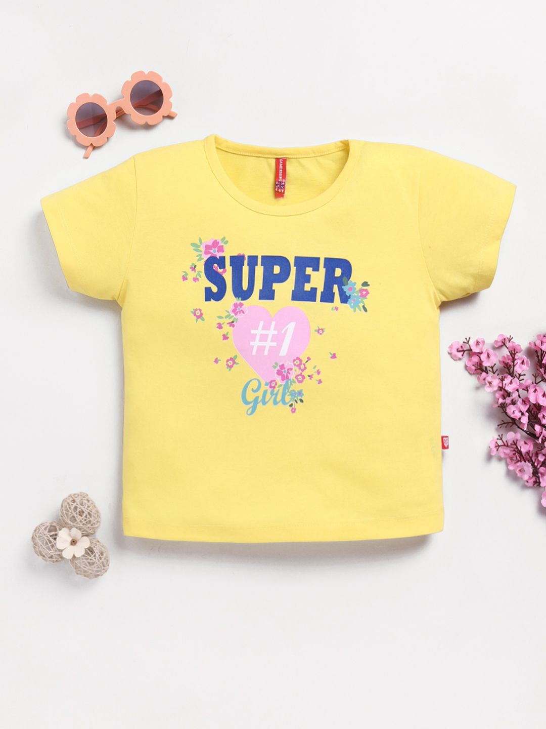 Here&Now X Game Begins Girls Typography Printed T-shirt-picture-30