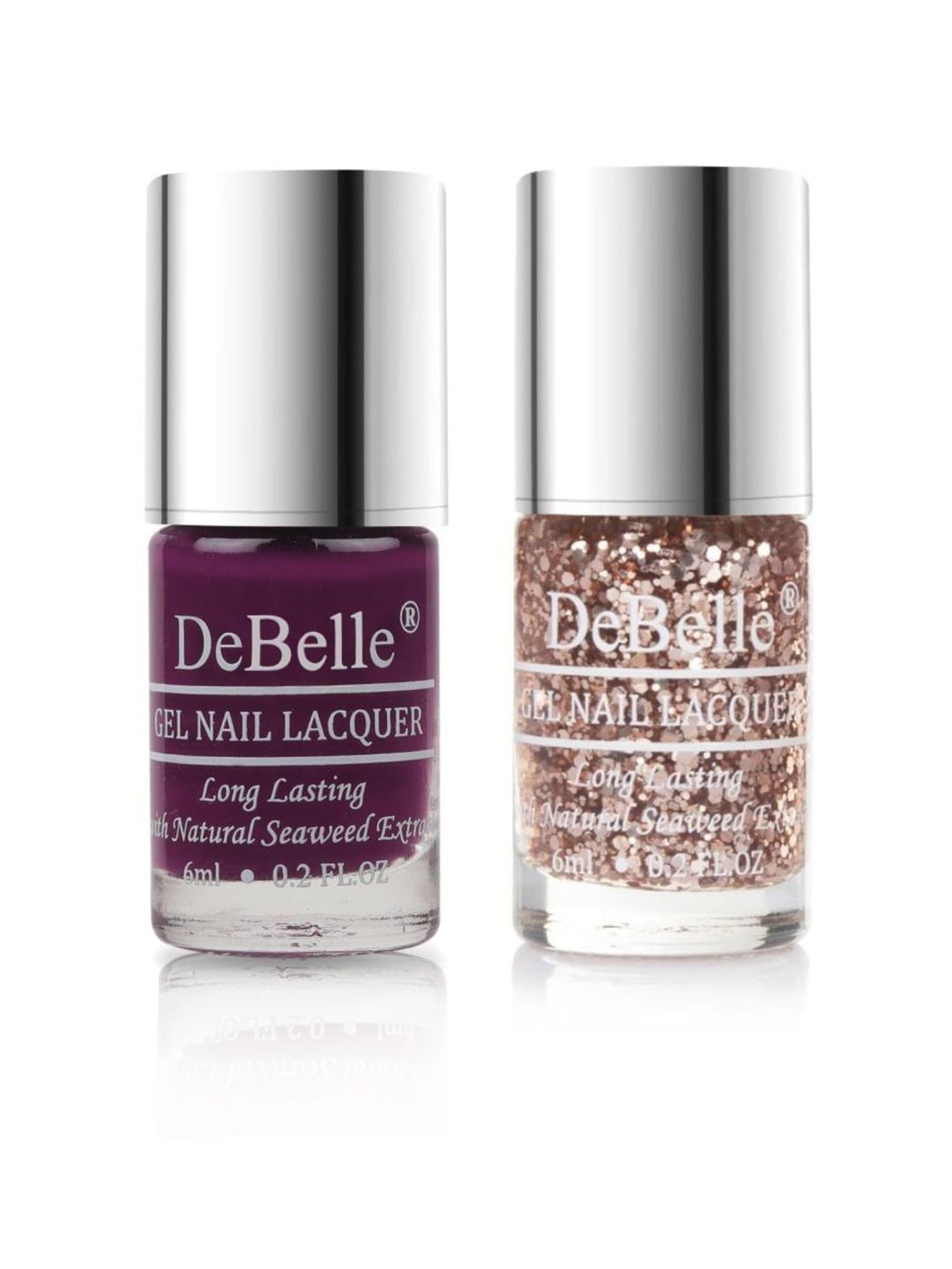 DeBelle Set Of 2 Long Lasting Gel Nail Lacquer With Seaweed Extract - 6ml Each-picture-39