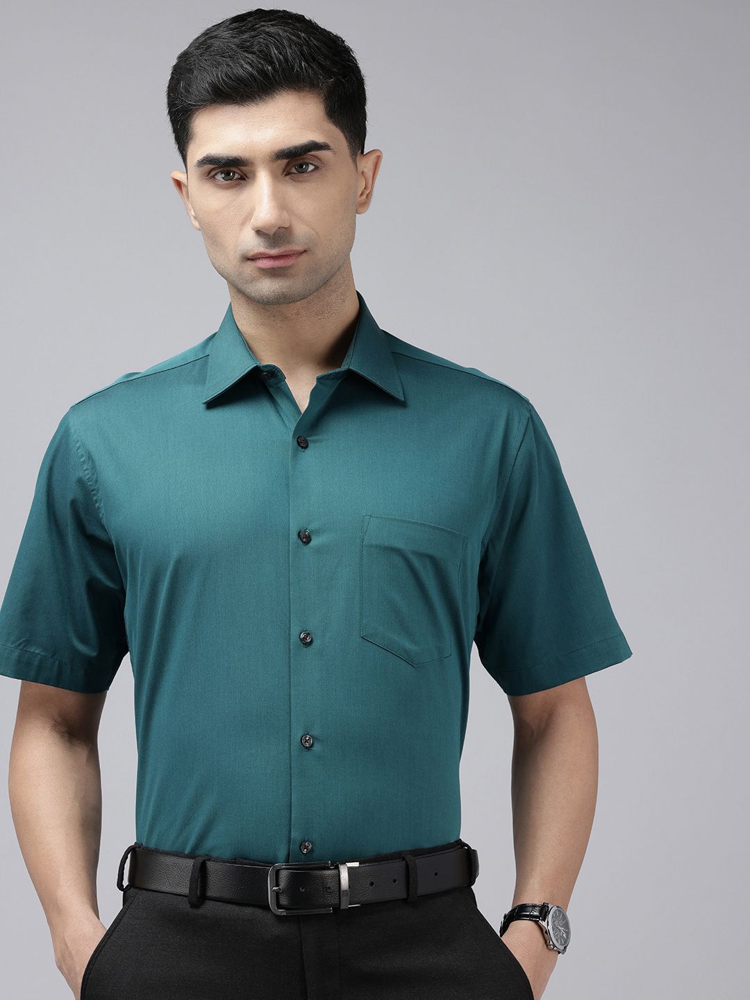 Van Heusen Custom Pure Cotton Formal Shirt-image-24