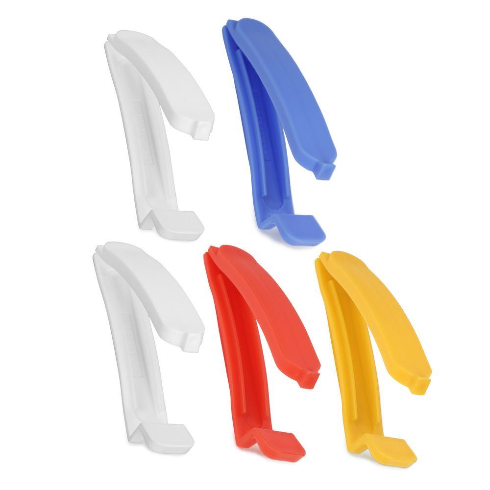 Fackelmann Blue and white 5 Pcs Reusable BPA Free Plastic Food Airtight Sealing Clips-image-10