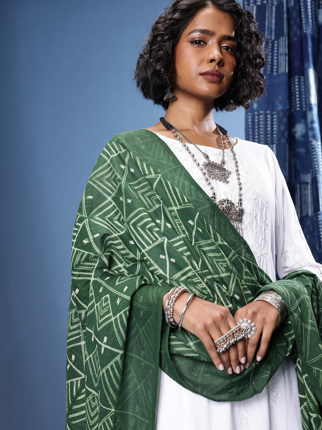 Taavi Geometric Printed Cotton Dupatta-picture-28