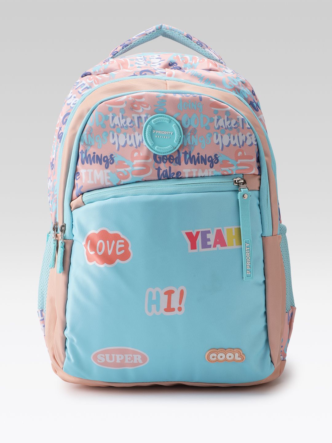 Priority Unisex Typography Printed Laptop College Backpack - 30 L-picture-6