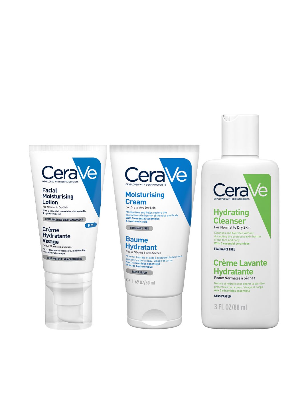 CeraVe PM Skincare Combo of Facewash + Moisturizer + PM Cream Night Routine for Dry Skin-image-35