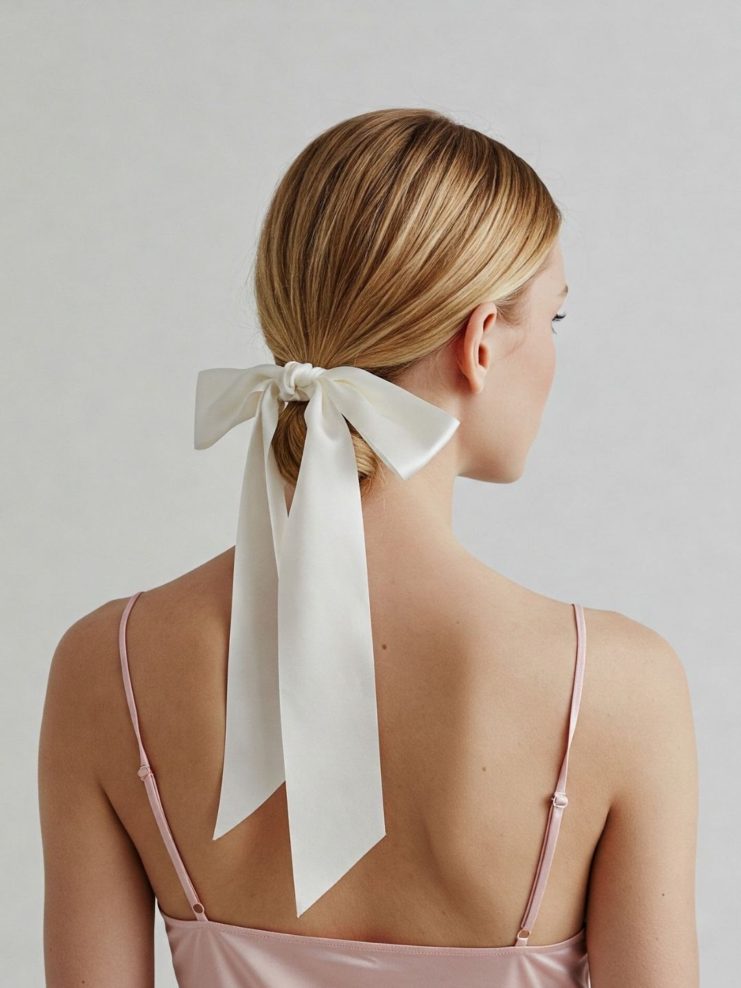 Mueras Satin Silk Luxury Hair Ribbon for Women-picture-12