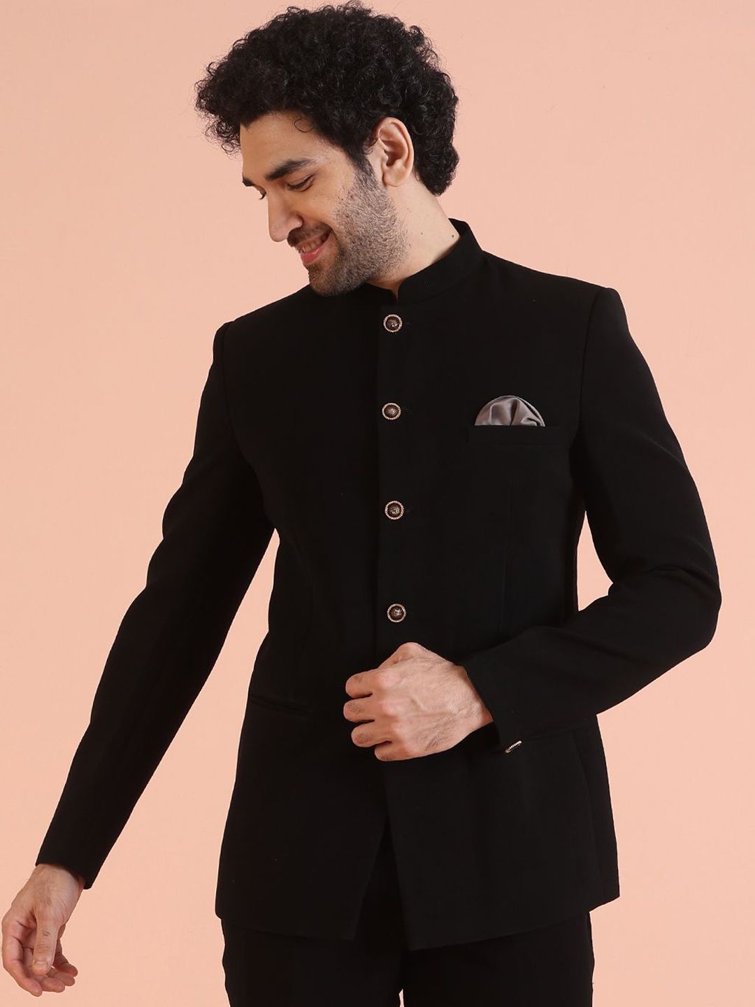 KISAH Jodhpuri Bandhgala Ethnic Blazer-picture-18