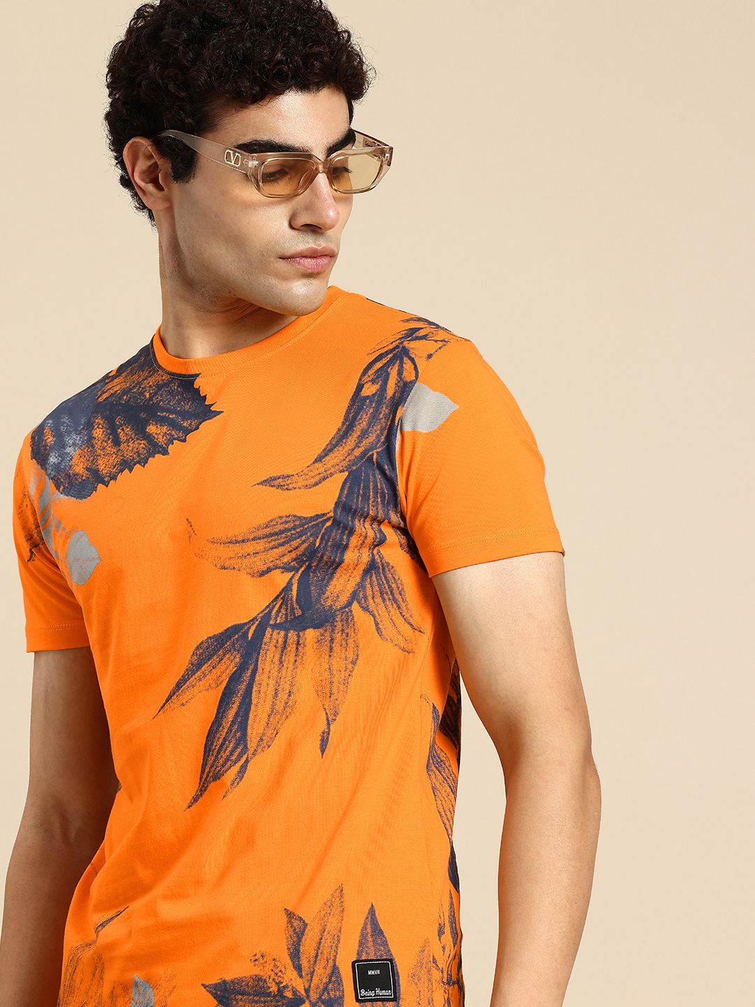 Being Human Graphic Printed Pure Cotton Slim Fit T-shirt-picture-29