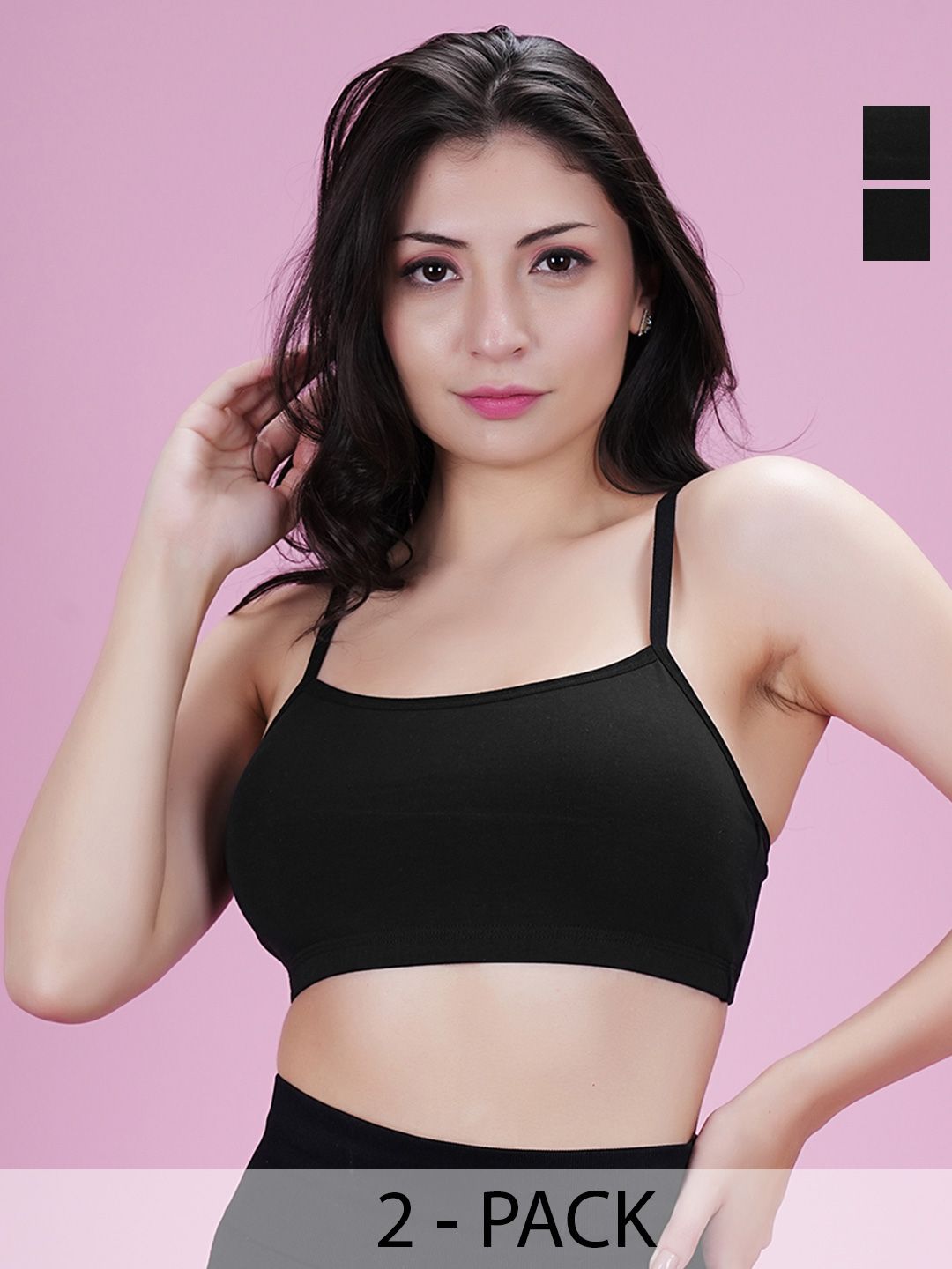 DressBerry Pack of 2 Full Coverage Beginners Bra