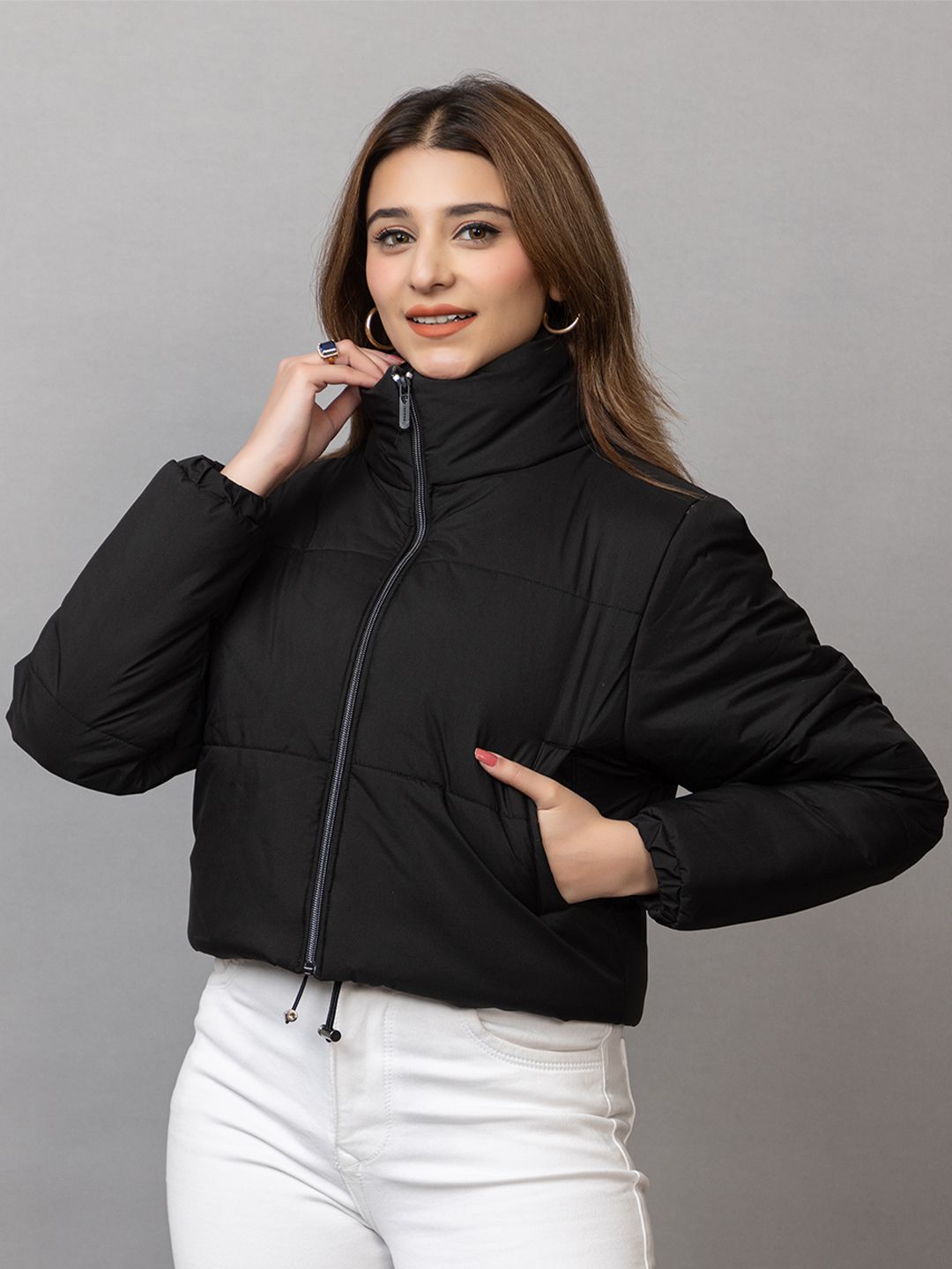 BAYSTREET Women Water Resistant Padded Jacket