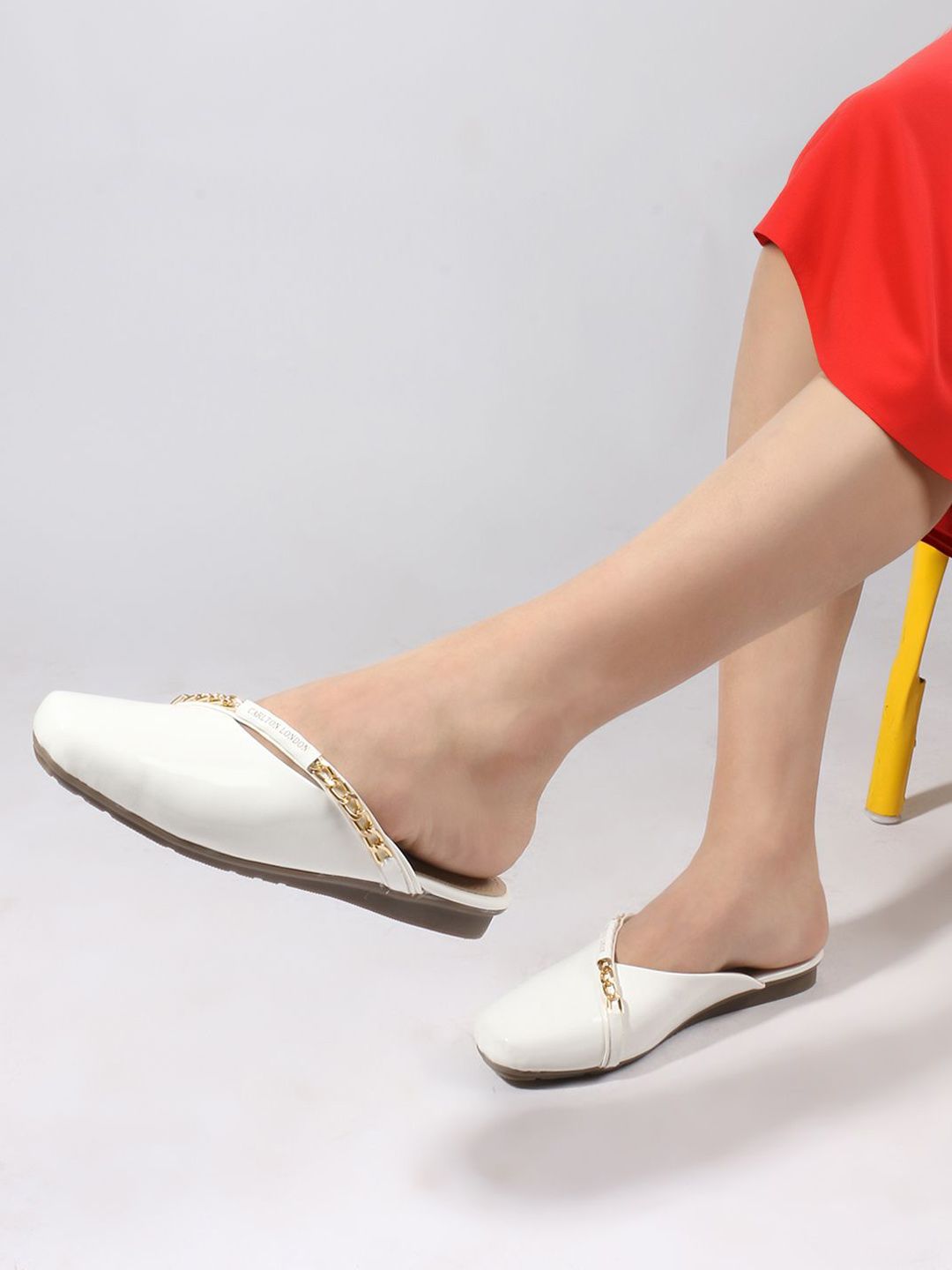 Carlton London Women Embellished Square Toe Mules-picture-27