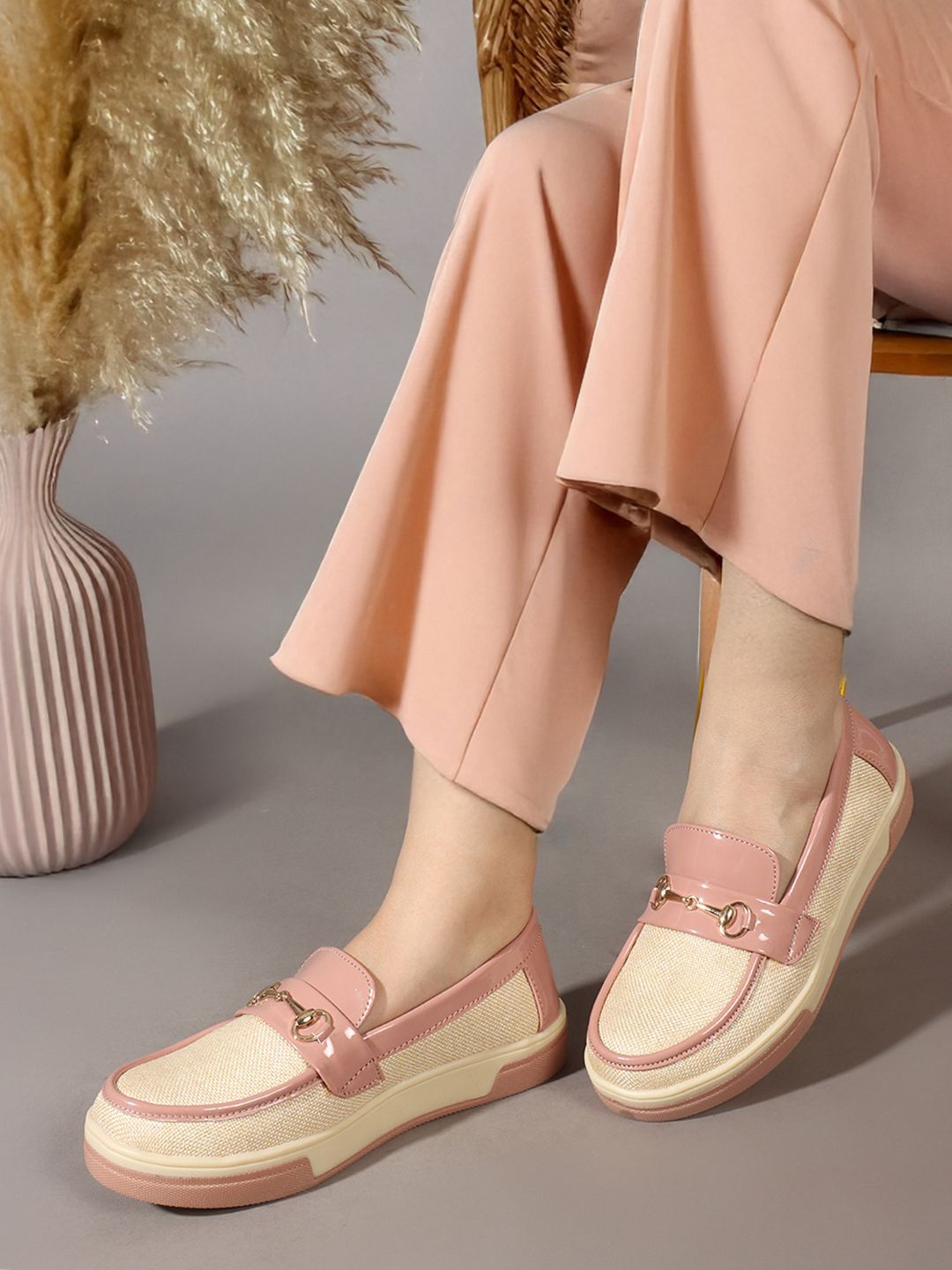 Carlton London Women Textured Loafers-picture-28