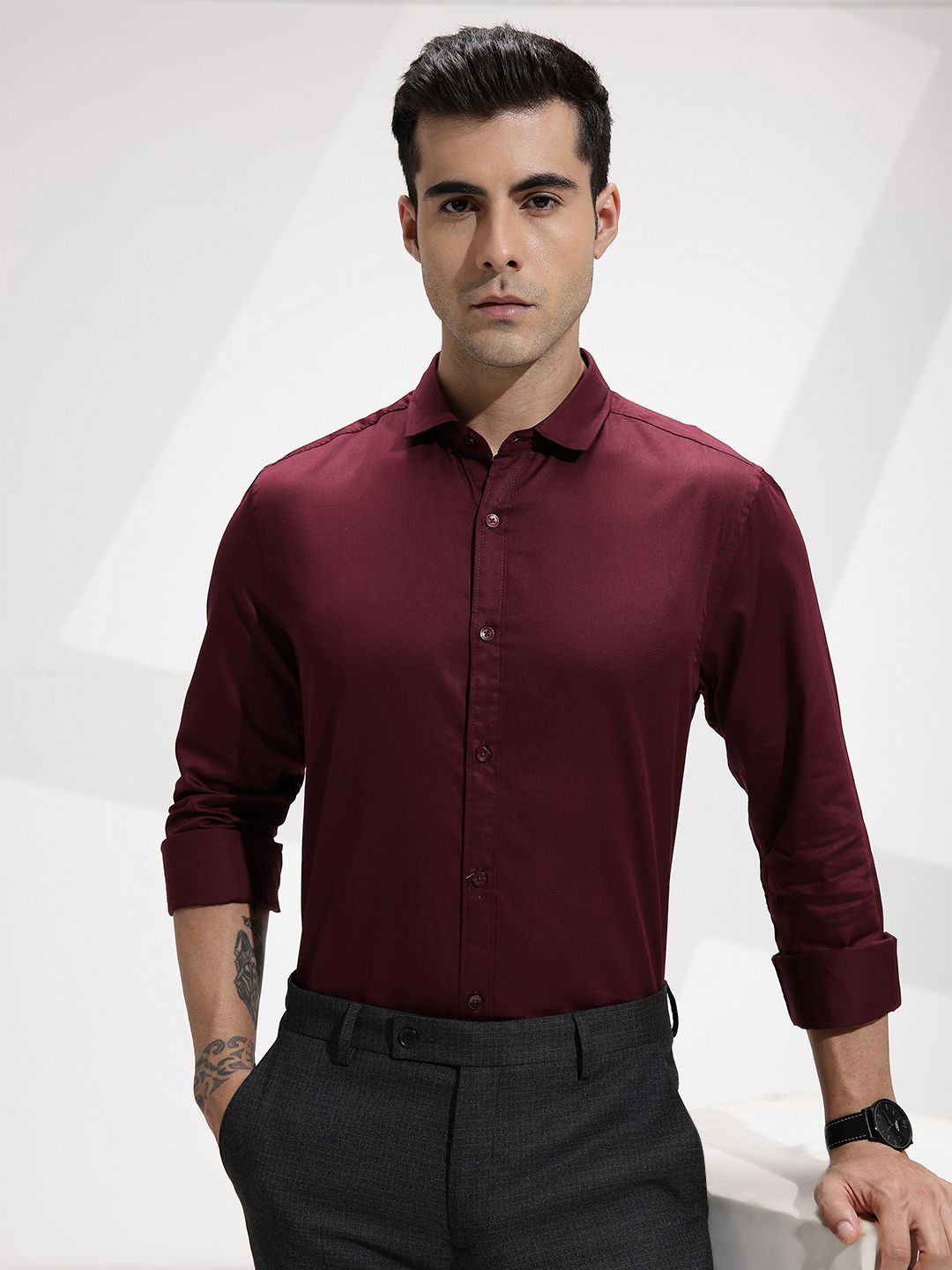 INVICTUS Men Pure Cotton Formal Shirt-picture-27