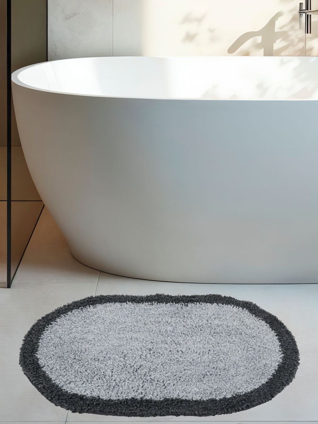 DREAM WEAVERZ Grey Cotton Reversible Doormat-picture-25