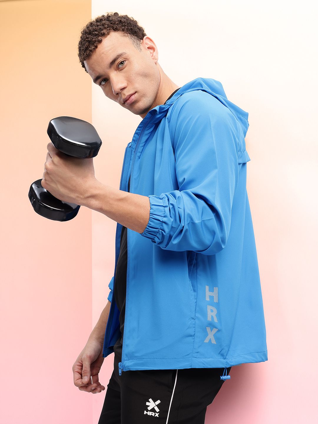 HRX by Hrithik Roshan Hooded Training Bomber Jacket-picture-22