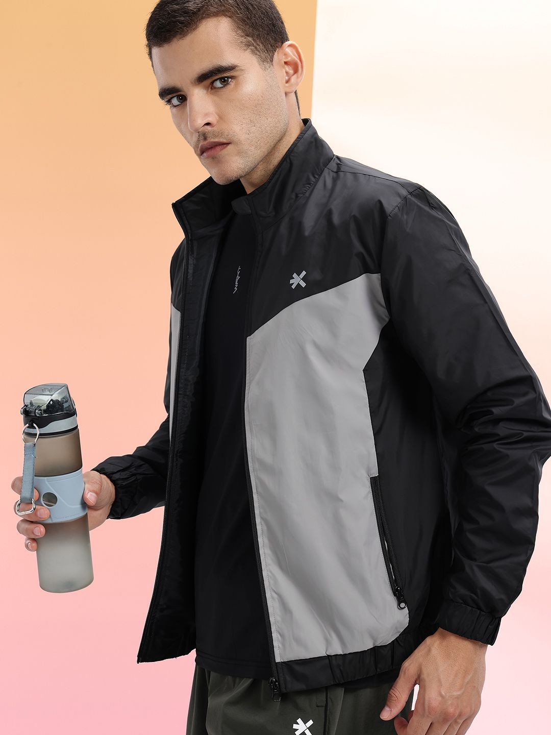 HRX by Hrithik Roshan Rapid-Dry Colourblocked Running Jacket-picture-14
