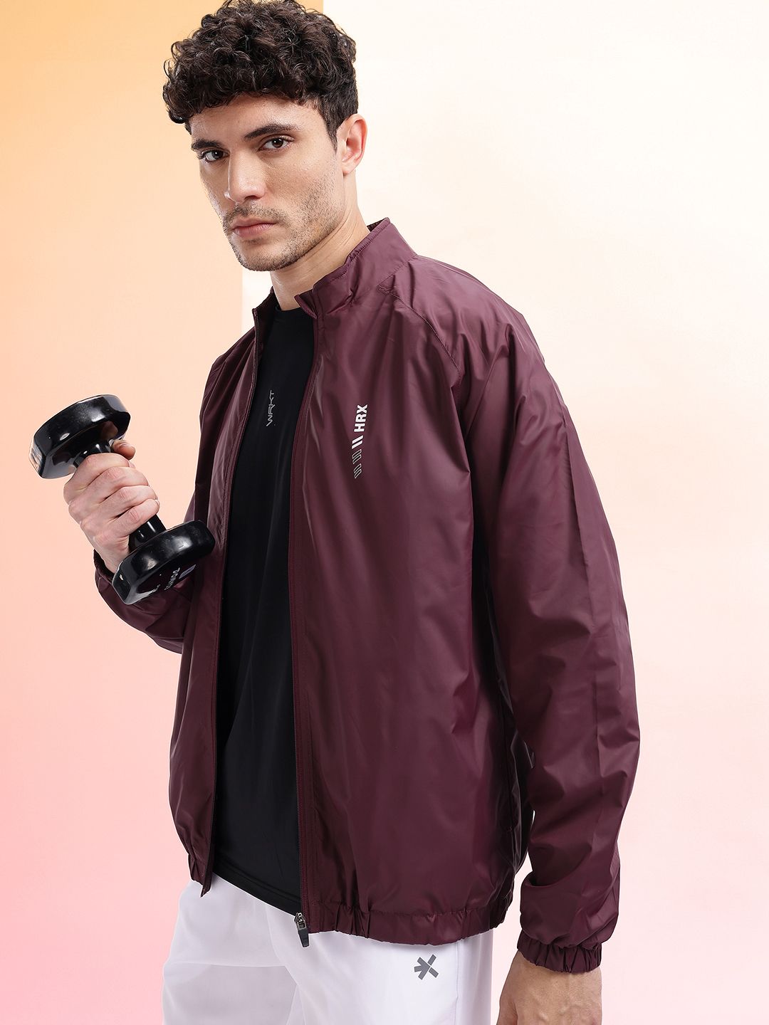 HRX by Hrithik Roshan Mock Collar Rapid-Dry Training Jacket-picture-38