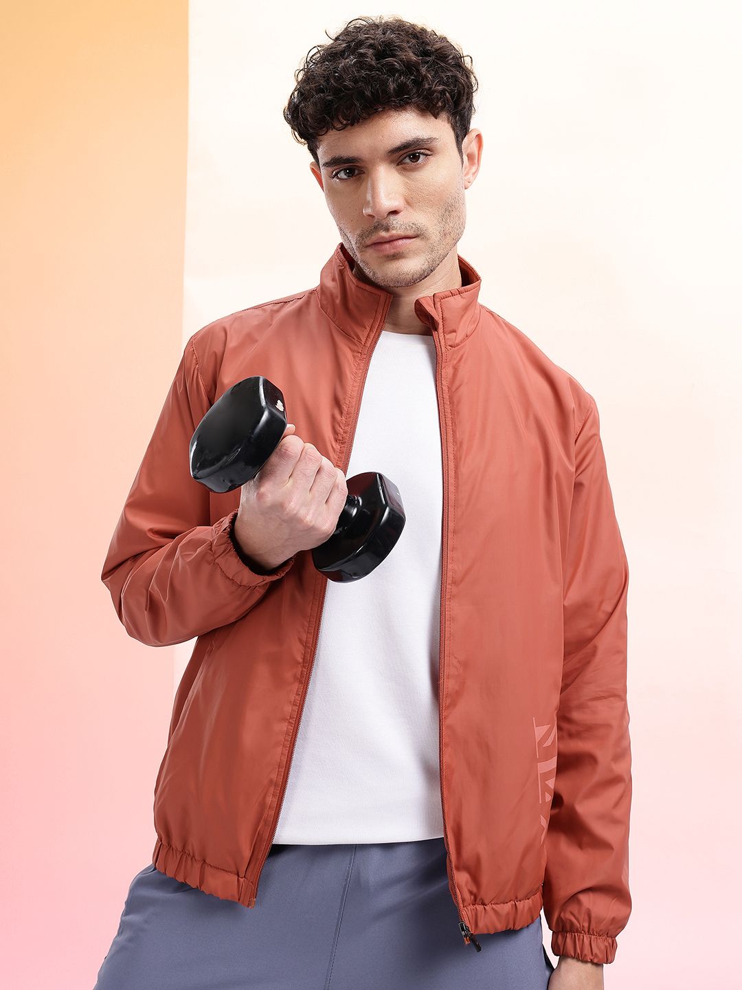 HRX by Hrithik Roshan Mock Collar Rapid-Dry Training Bomber Jacket-picture-14
