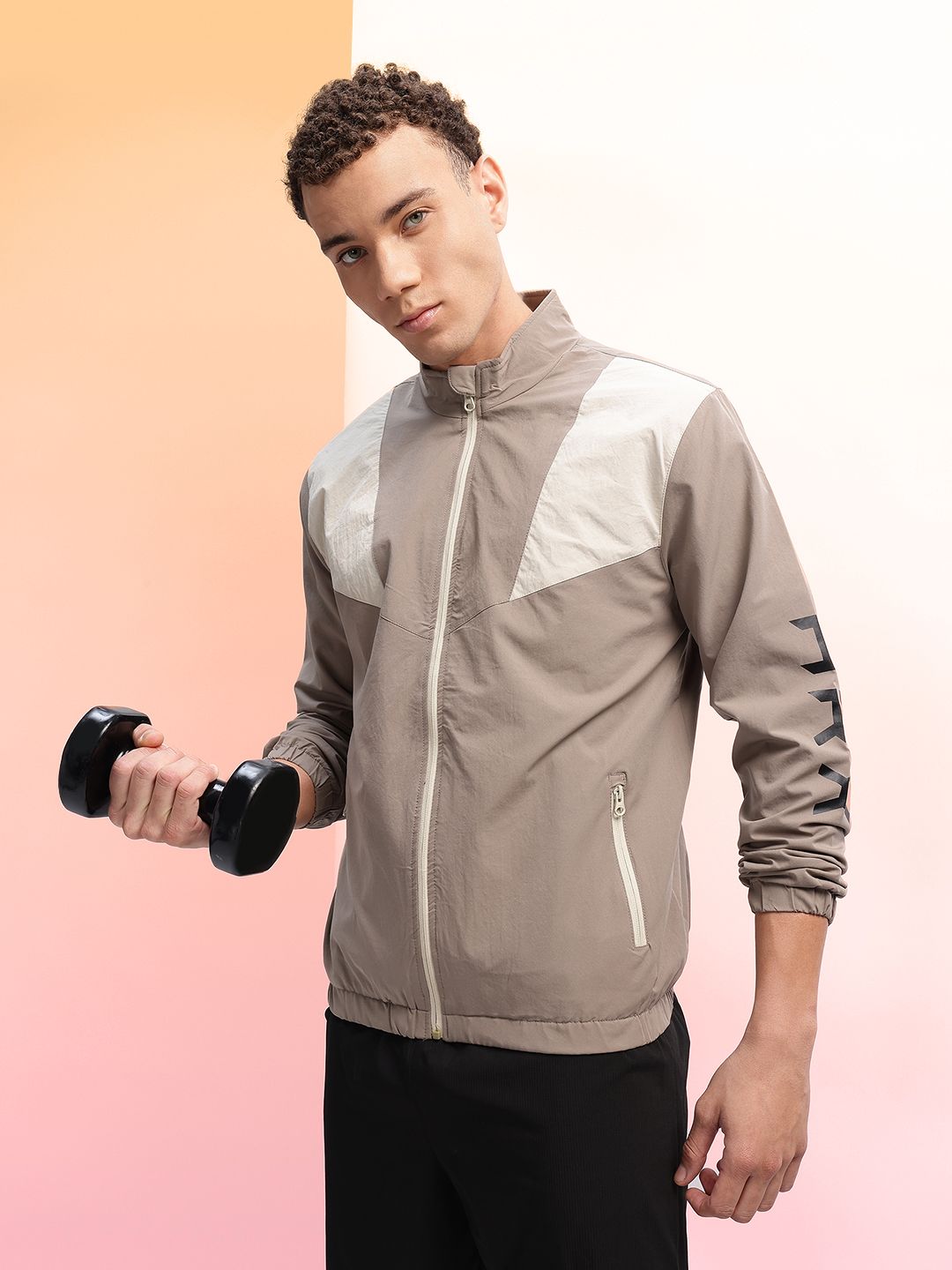HRX by Hrithik Roshan Colourblocked Rapid-Dry Training Bomber Jacket-picture-11