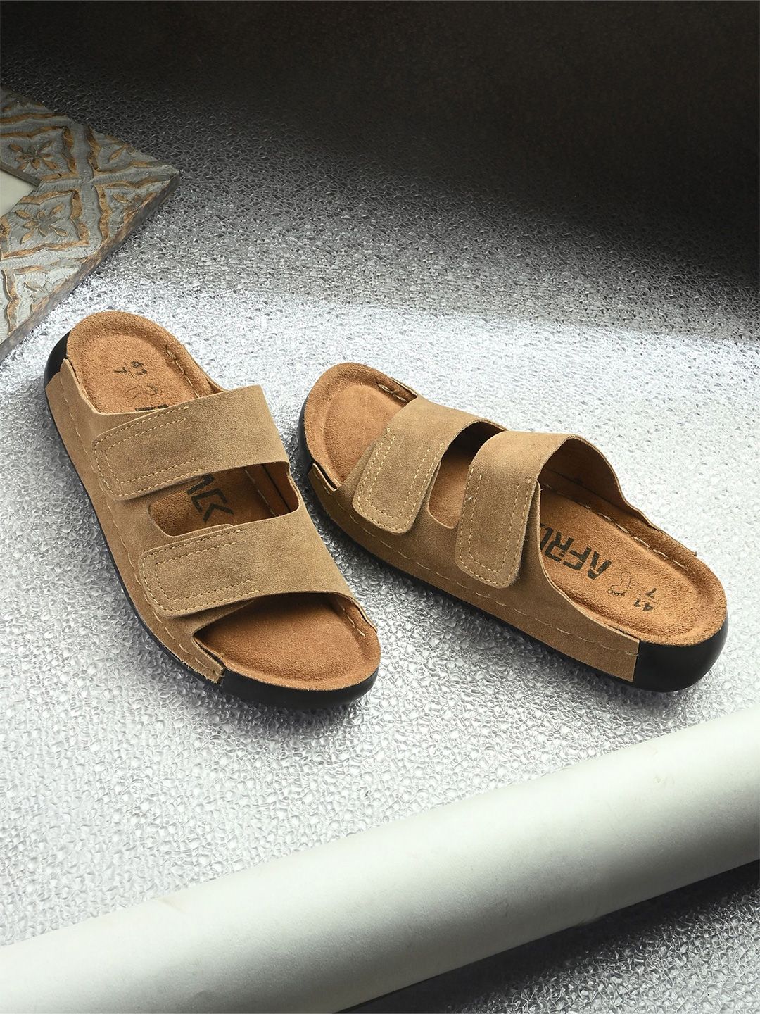 AfroJack Men Leather Comfort Sandals-picture-57