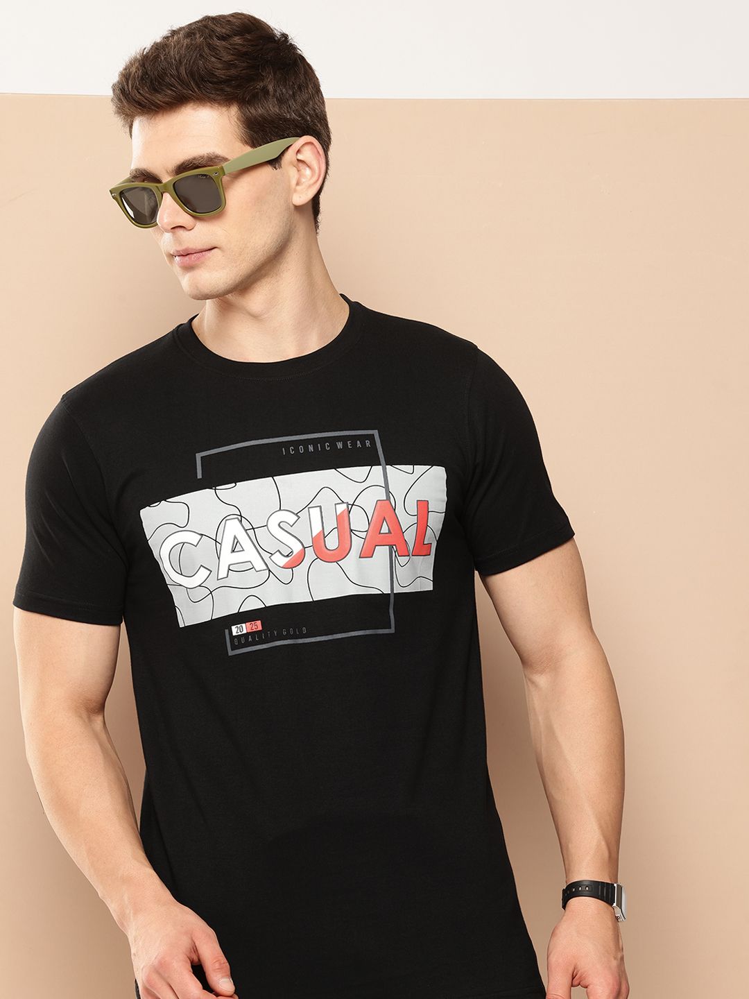 FROSEN FOX Typography Printed T-shirt-picture-31